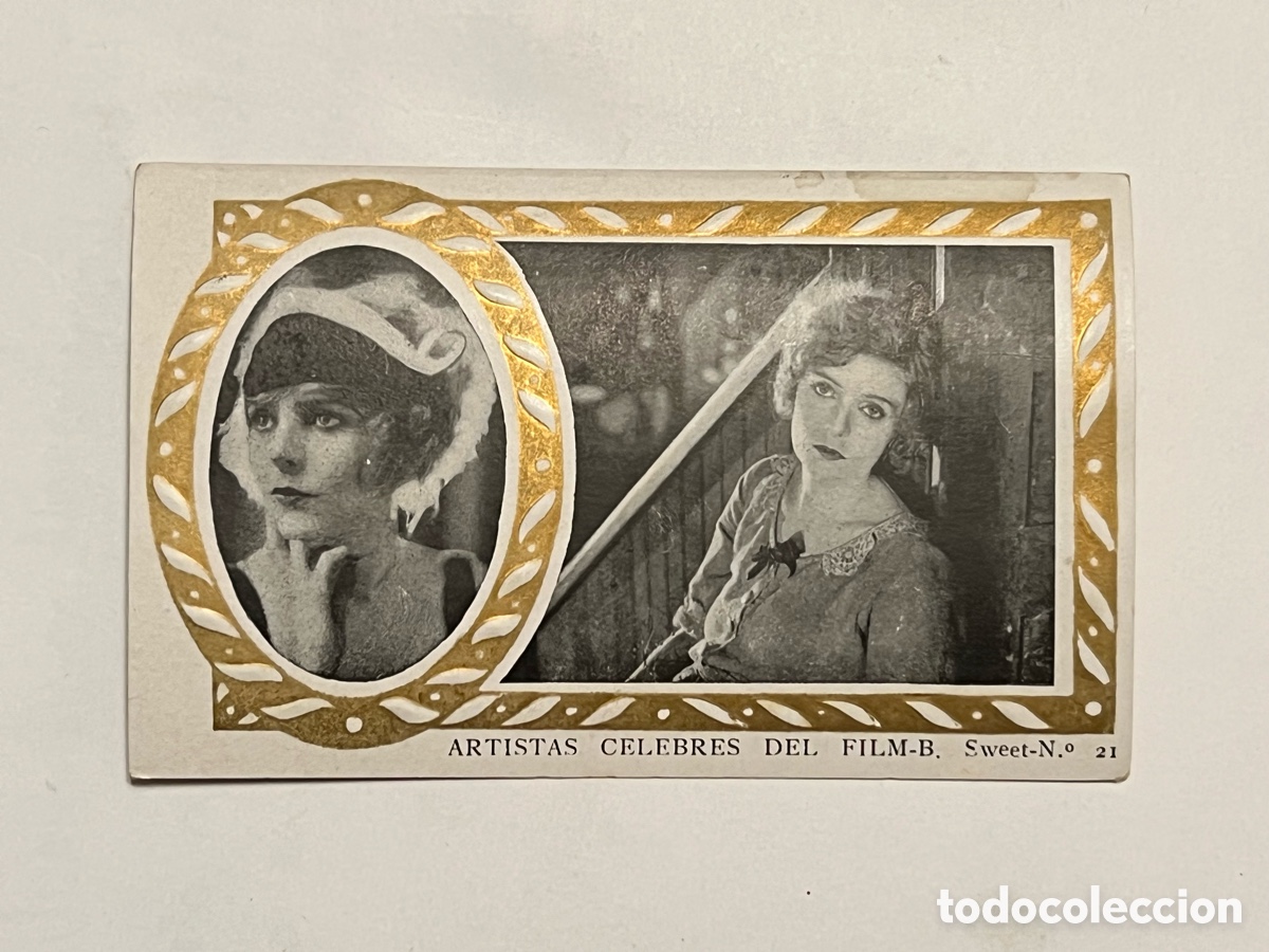 Cine: BLANCHE SWEET.. ARTISTAS CELEBRES DEL FILM, S/A - No.21, Chocolates Amatller