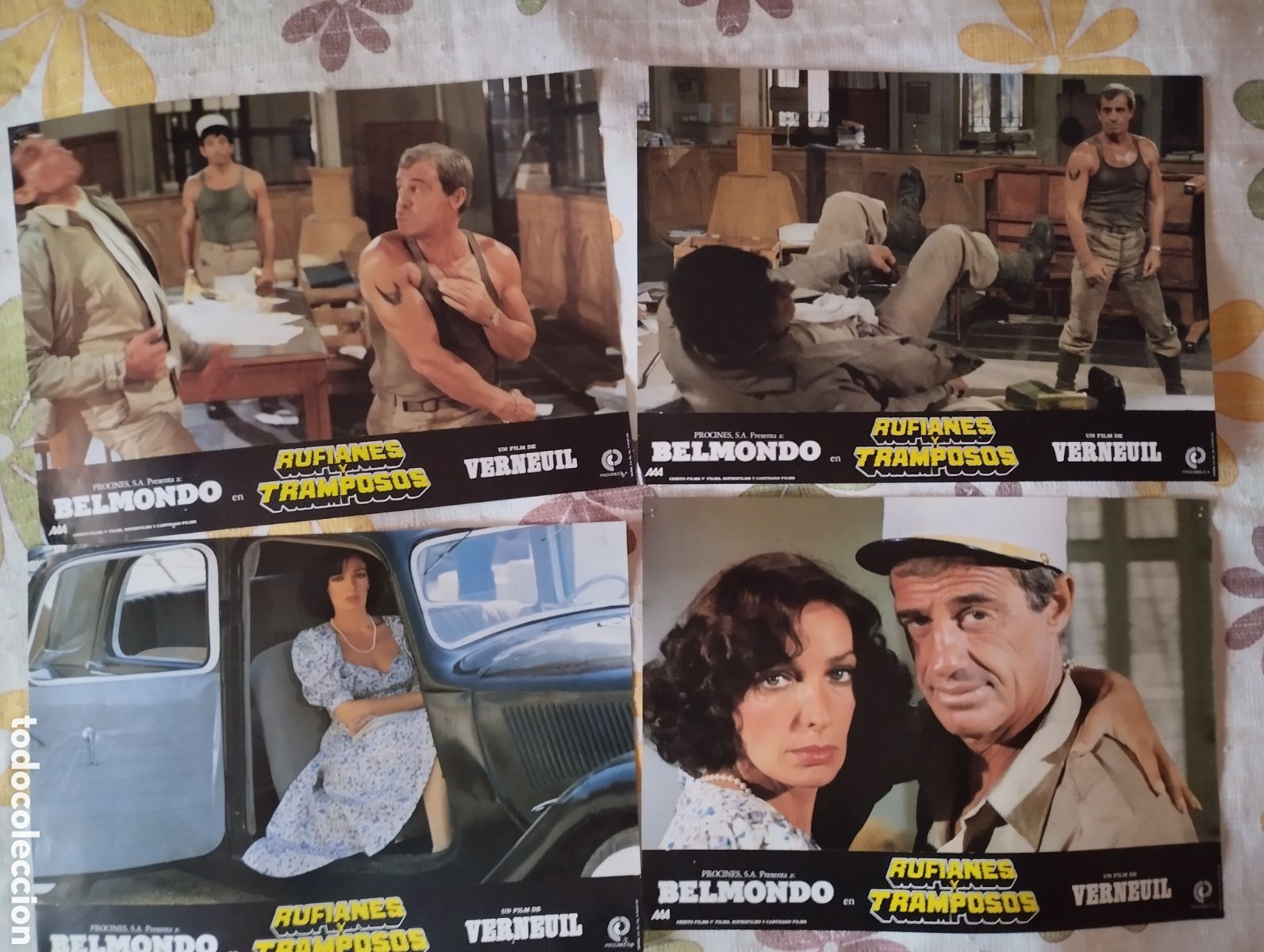 Cine: 12 FOTOCROMOS - RUFIANES Y TRAMPOSOS - SER COMPLETO