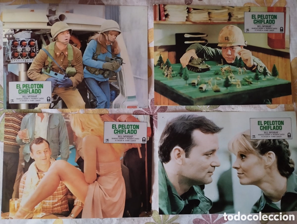 Cine: 12 FOTOCROMOS - EL PELOTON CHIFLADO - SET COMPLETO