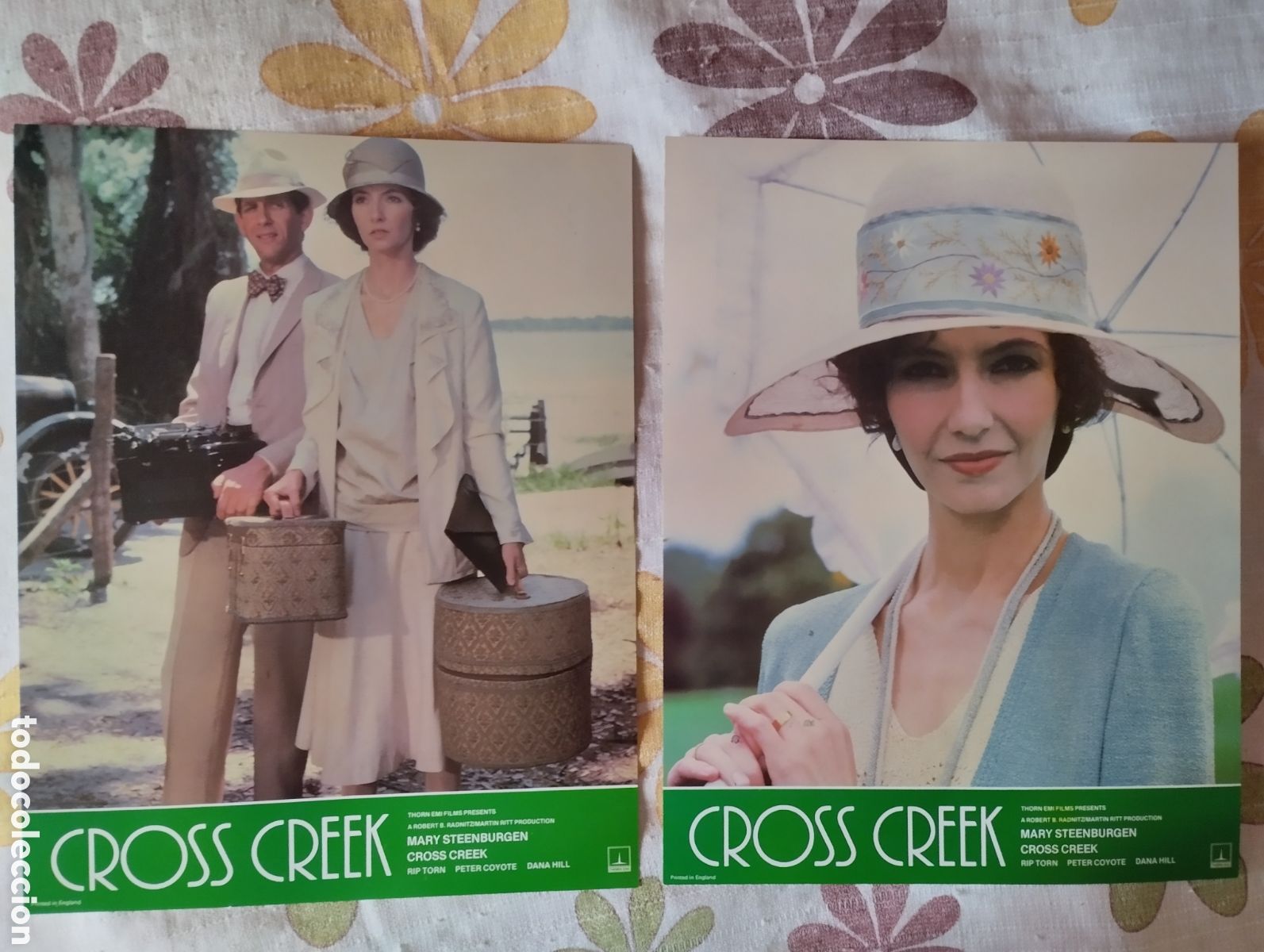 Cine: 16 LOBBY CARDS DE REINO UNIDO - CROSS CREEK 1983 36 X 28 - SET COMOLETO