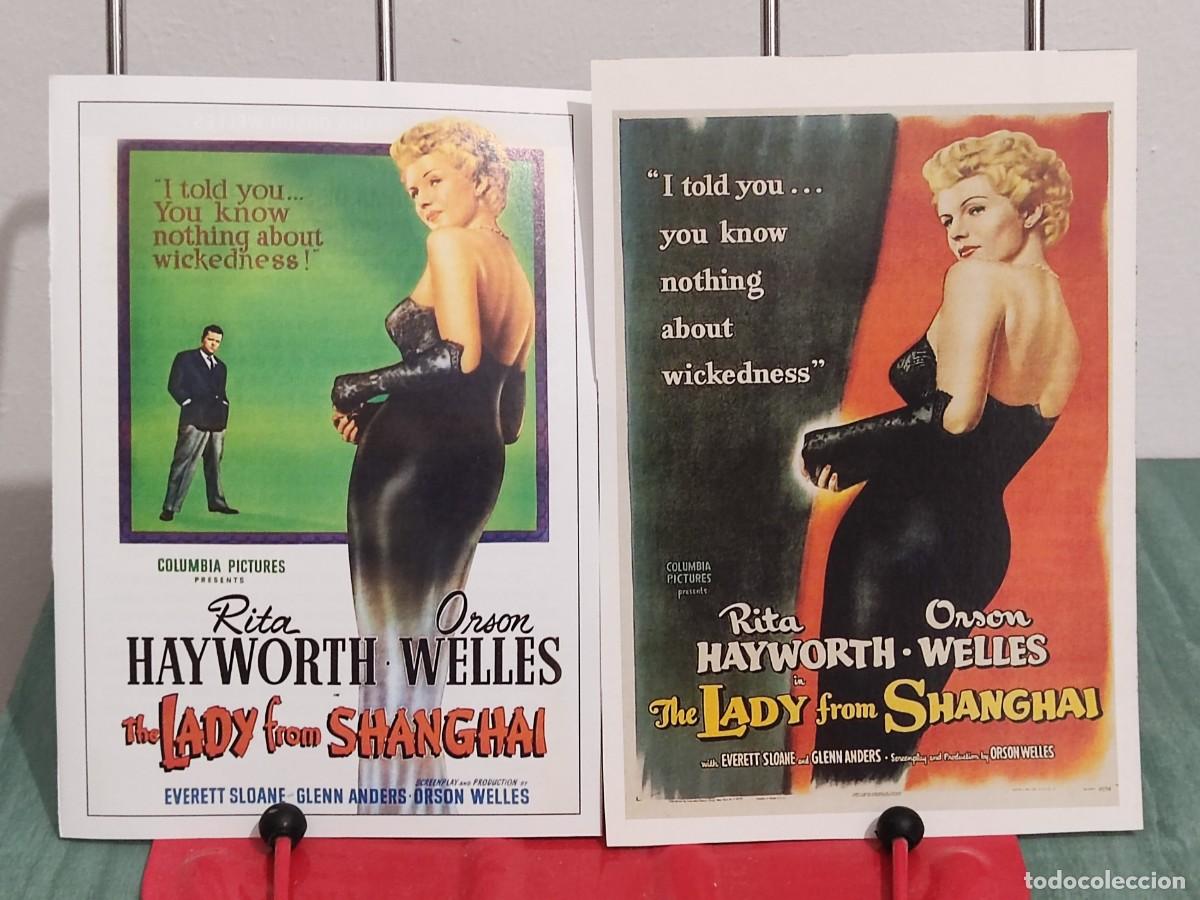 Cinema: La dama de Shanghai (The lady from Shanghai) . 2 Fichas revista Accion