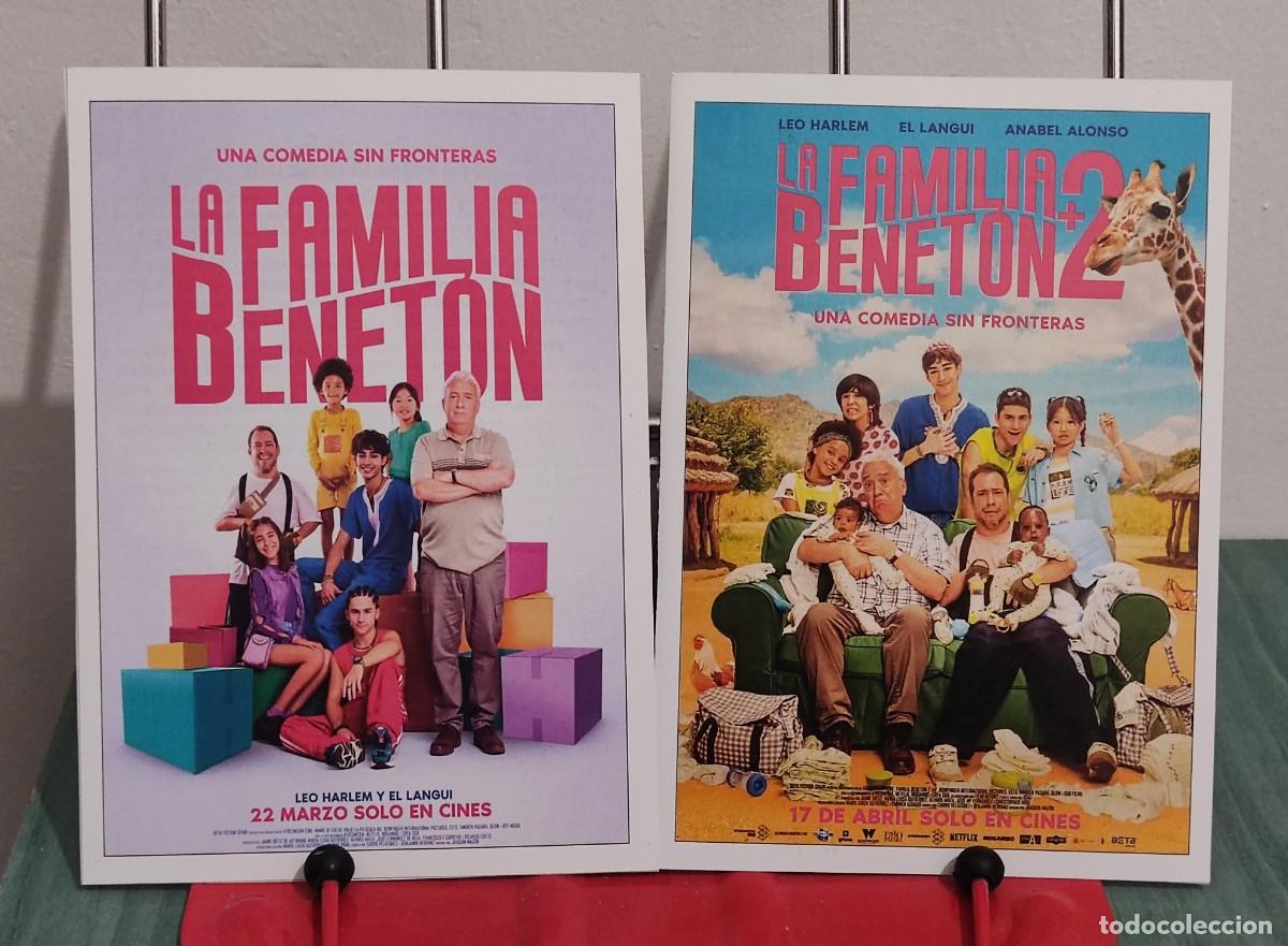 Cinema: La familia Beneton 1 y 2 . 2 Fichas revista Accion cine