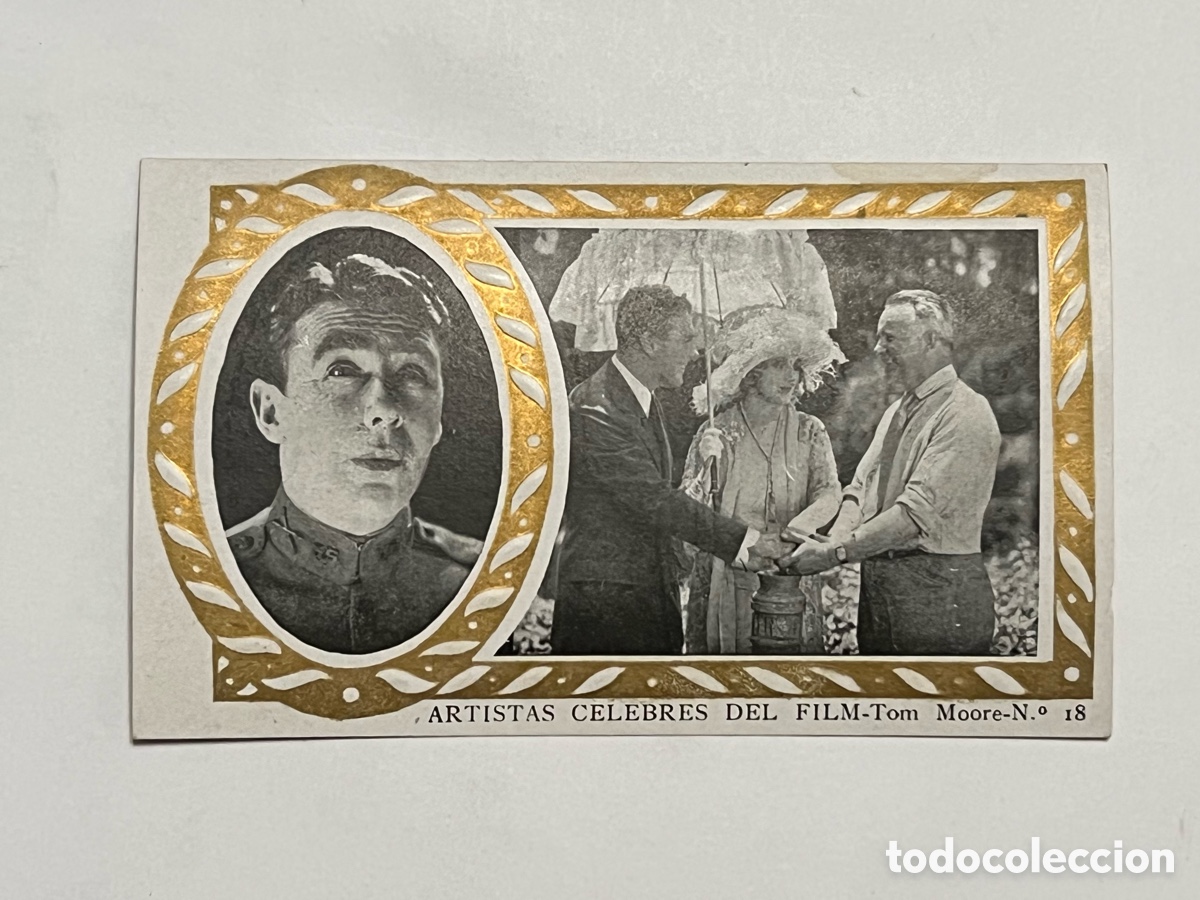 Cine: TOM MOORE&hellip; ARTISTAS CELEBRES DEL FILM, S/A - No.18, Chocolates Amatller