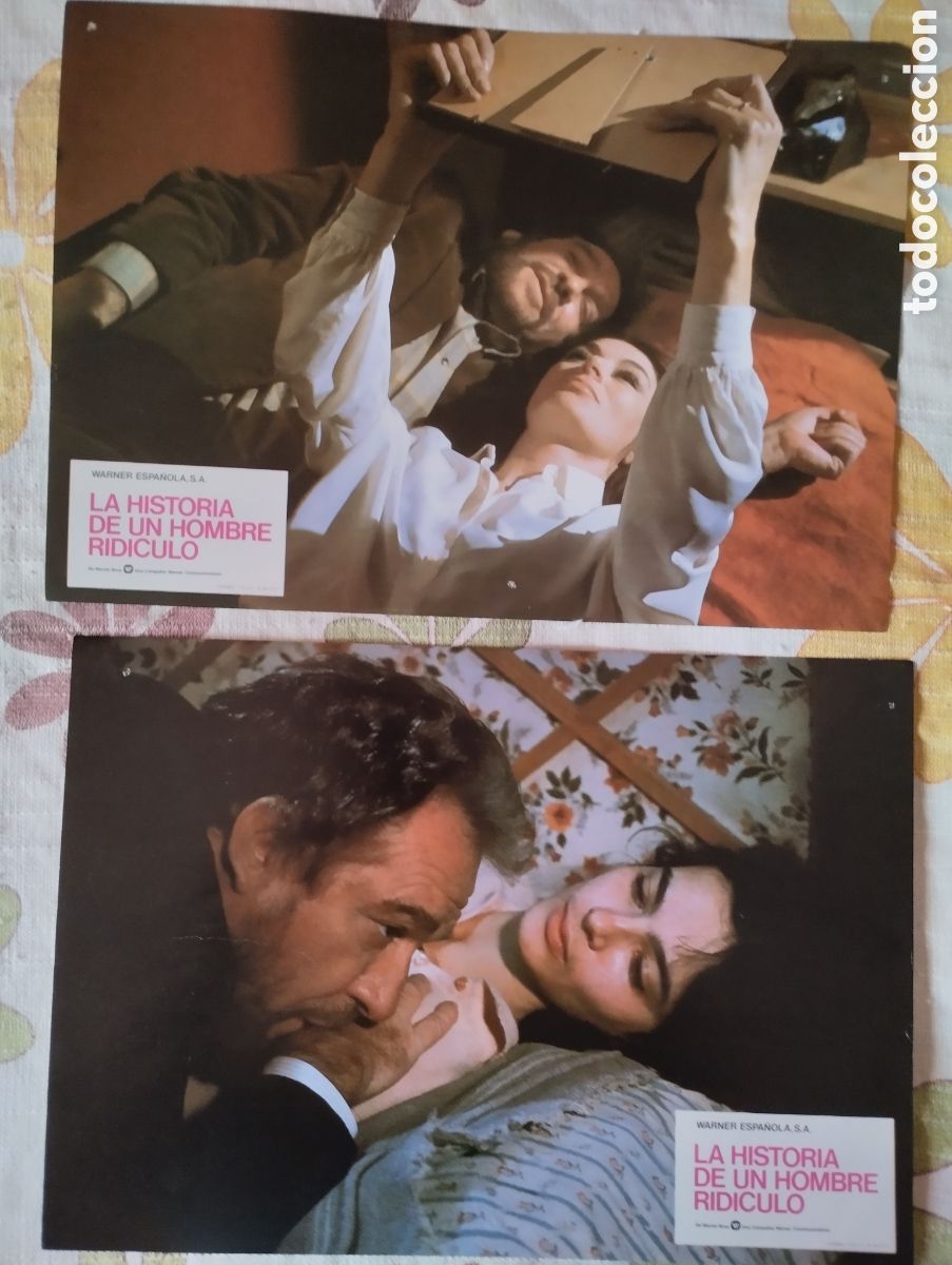 Cine: 12 FOTOCROMOS - LA HISTORIA DE UN HOMBRE RID&Iacute;CULO - SET COMPLETO