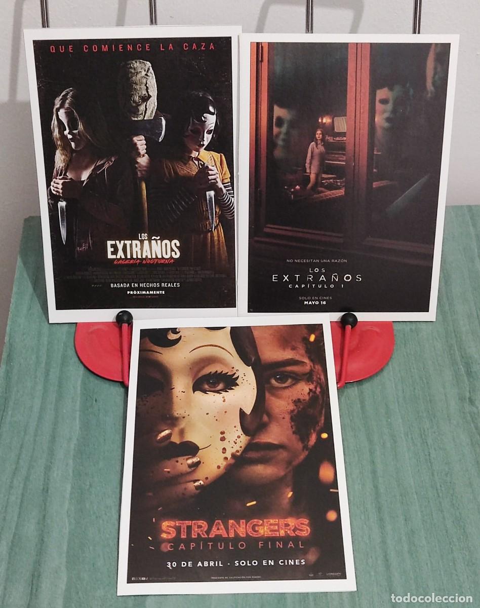 Cinema: Los extra&ntilde;os Caceria nocturna, Capitulo 1 (The strangers) y Capitulo final . 3 Fichas revista Accion