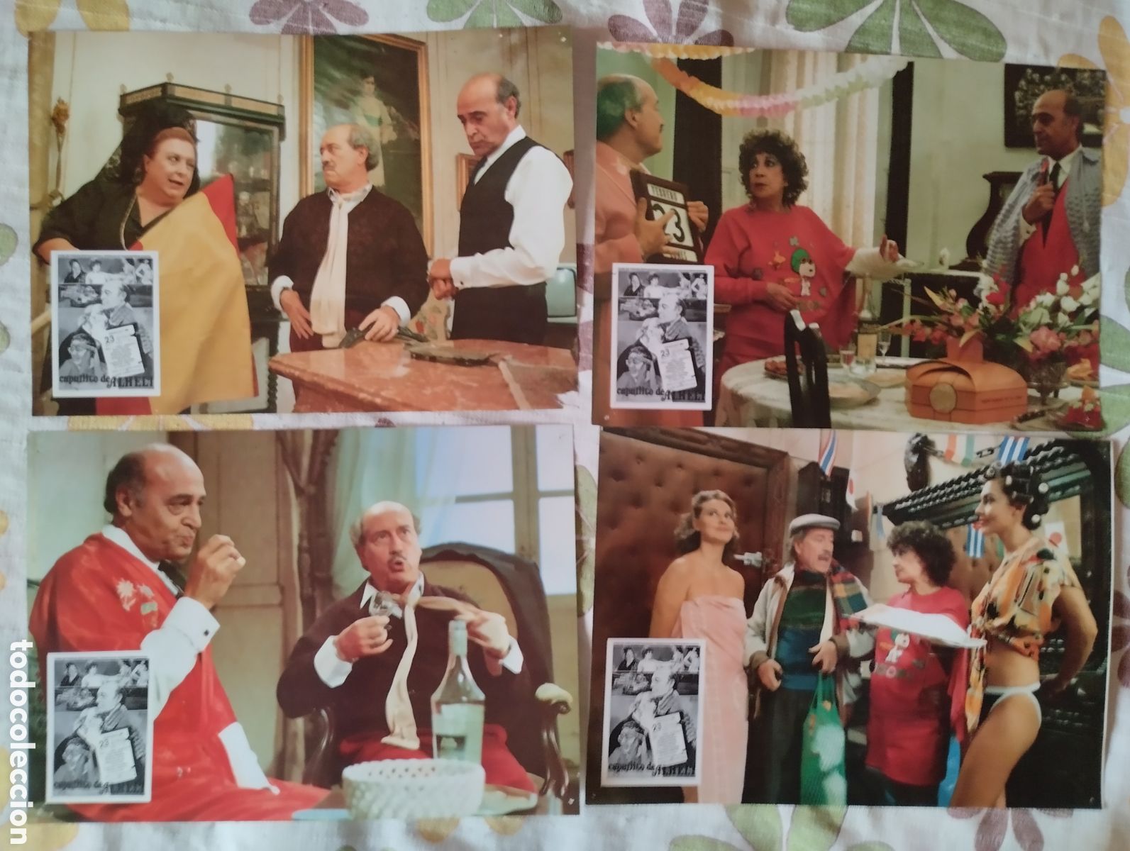 Cine: 12 FOTOCROMOS - CAPULLITO DE ALHEL&Iacute; - SET COMPLETO - JOSE LUIS LOPEZ VAZQUEZ