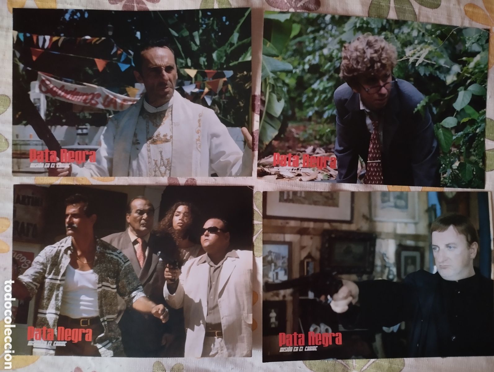 Cine: 12 FOTOCROMOS - PATA NEGRA - SET COMPLETO