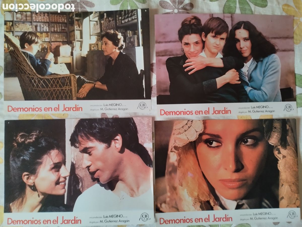 Cine: 12 FOTOCROMOS - DEMONIOS EN EL JARD&Iacute;N - SET COMPLETO - ANA BELEN IMANOL ARIAS