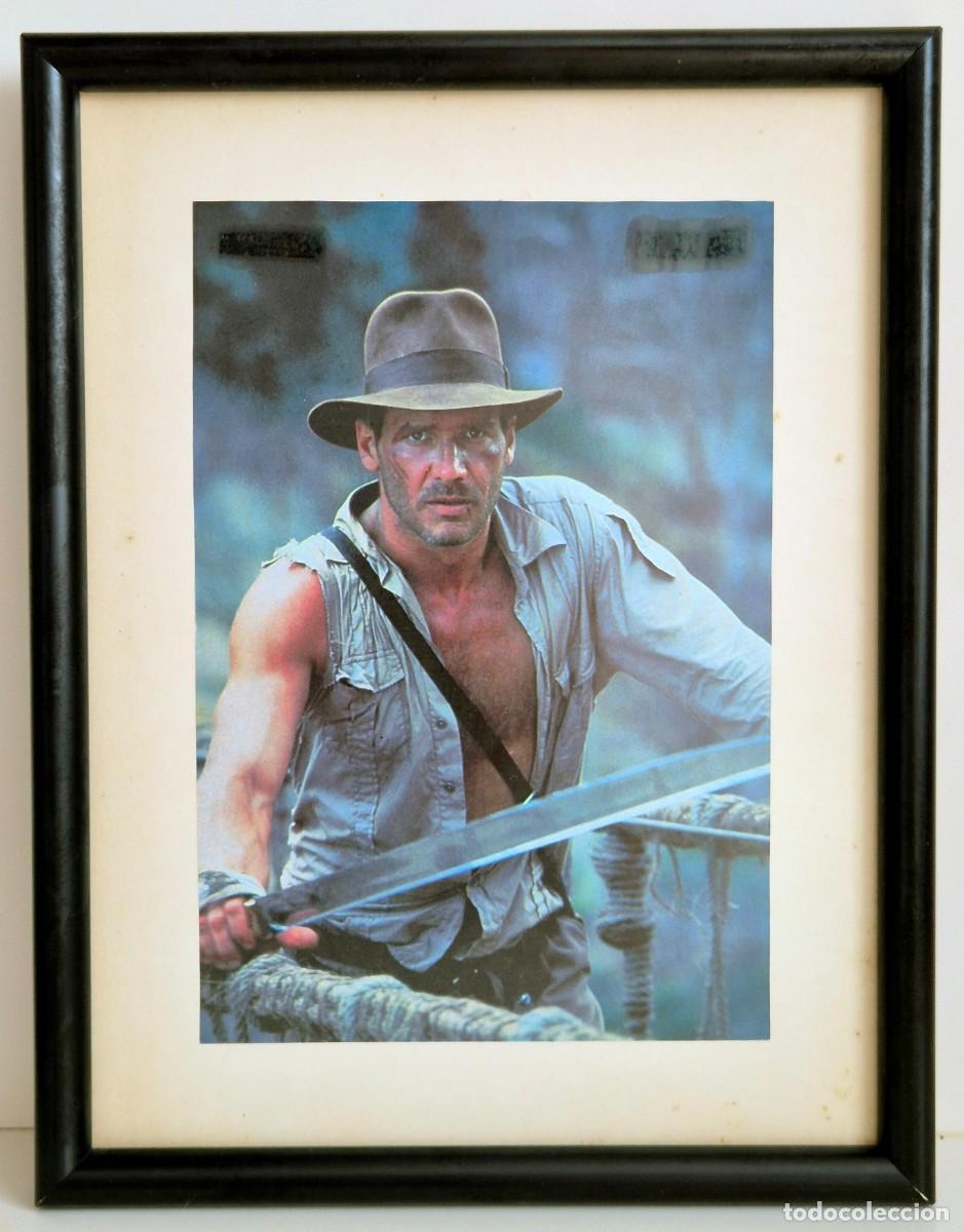 Cine: Fotograf&iacute;a enmarcada de Harrison Ford en el rodaje de &rdquo;Indiana Jones y el templo maldito&rdquo;