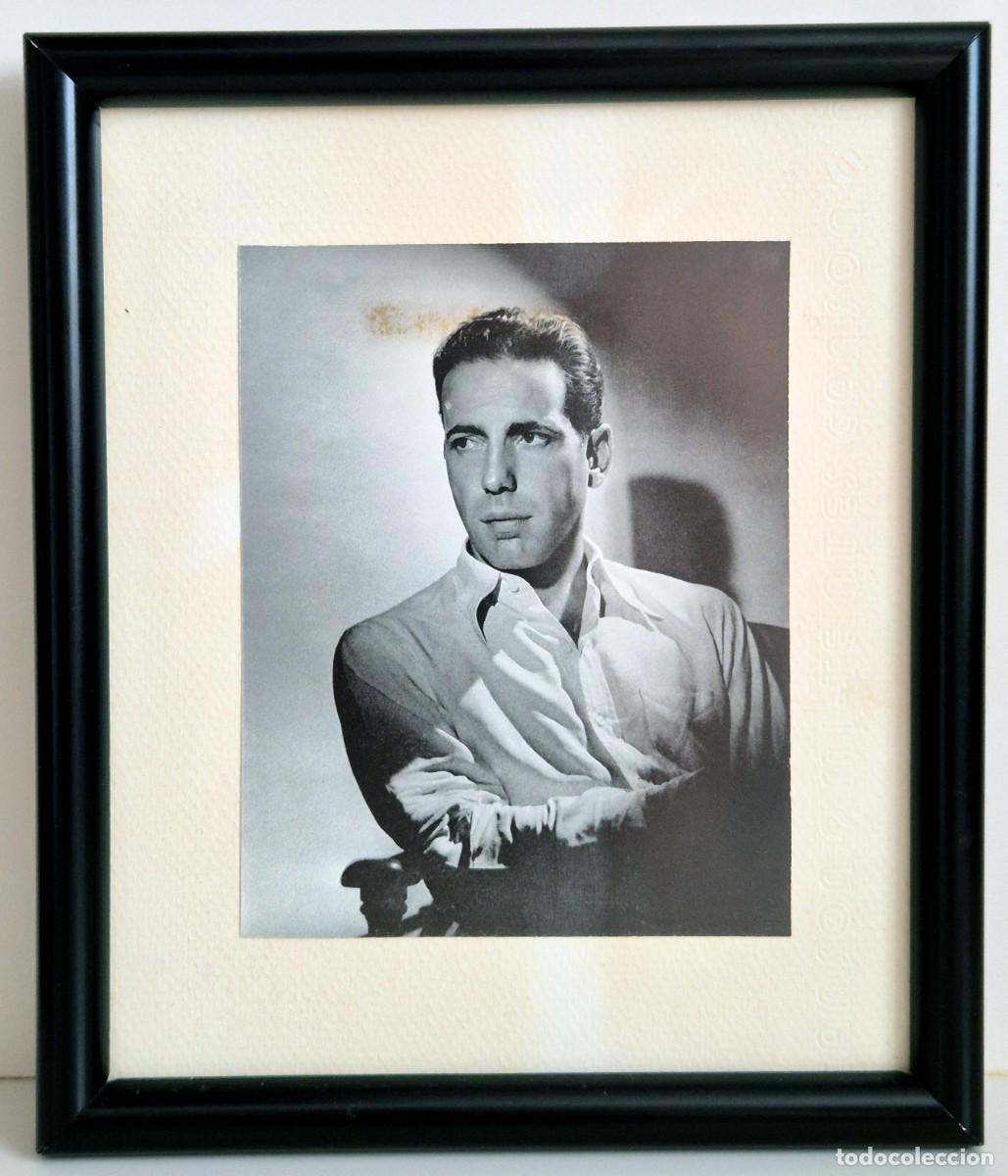 Cine: Fotograf&iacute;a de estudio enmarcada del actor Humphrey Bogart