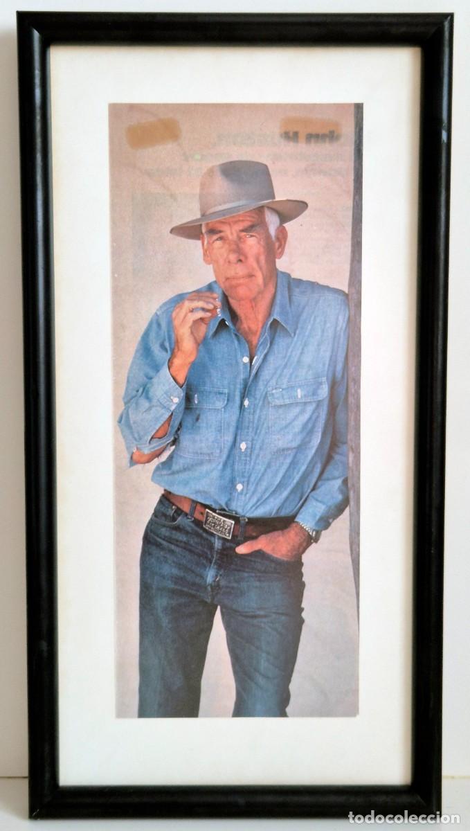 Cine: Fotograf&iacute;a enmarcada del actor Lee Marvin