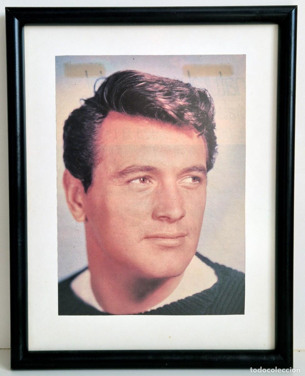 Cine: Fotograf&iacute;a enmarcada del actor Rock Hudson