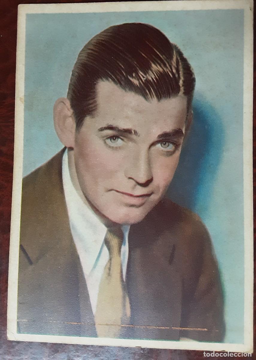 Cine: CLARK GABLE, TARJETA POSTAL INGLESA PUBLICADA POR CIGARRILLOS GODFREY PHILLIPS.