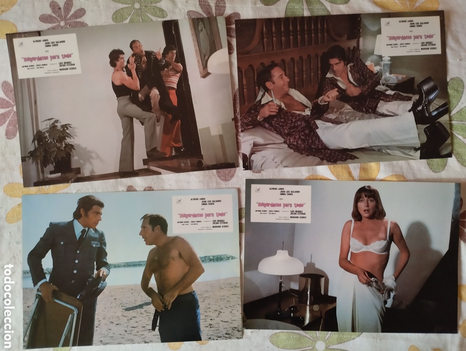 Cine: 12 FOTOCROMOS - MAYORDOMO PARA TODO - SET COMPLETO - ALFREDO LANDA