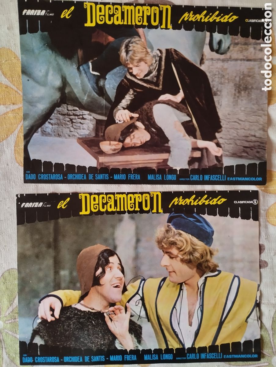 Cine: 10 FOTOCROMOS - DECAMER&Oacute;N PROHIBIDO
