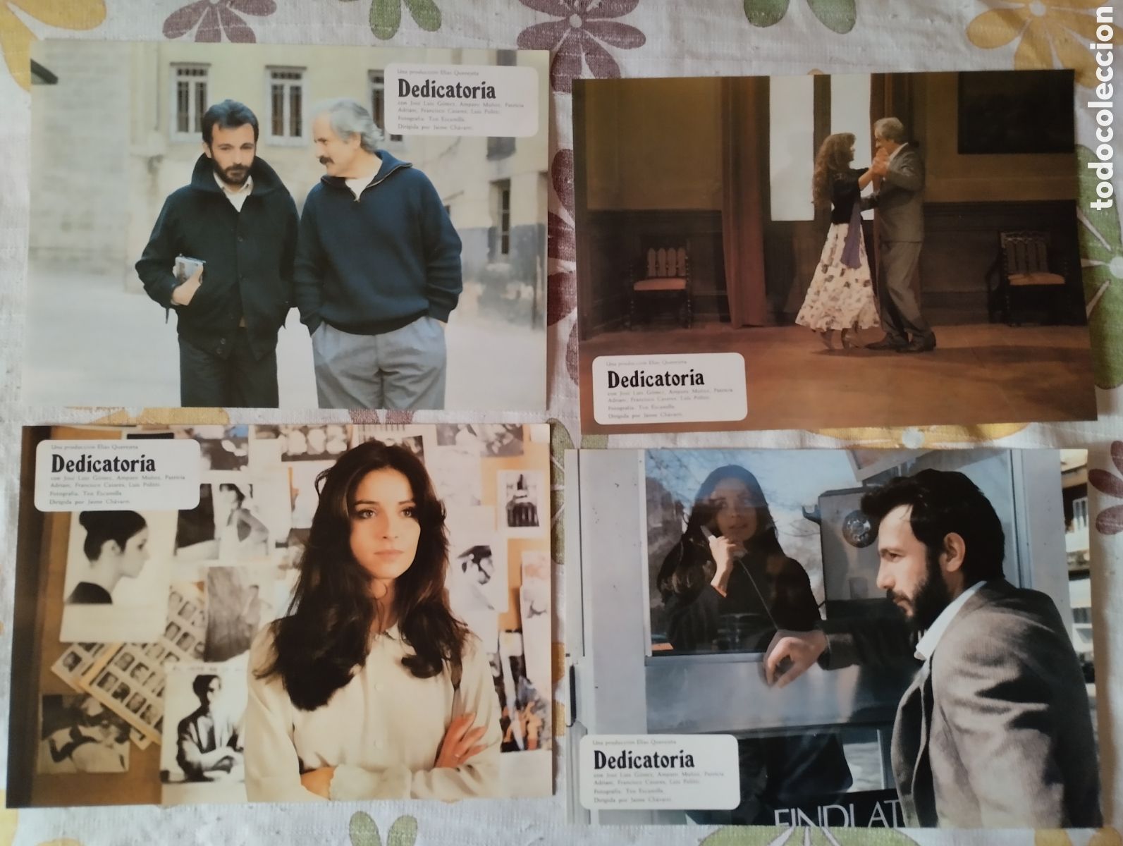 Cine: 12 FOTOCROMOS - DEDICATORIA - SET COMPLETO - AMPARO MU&Ntilde;OZ