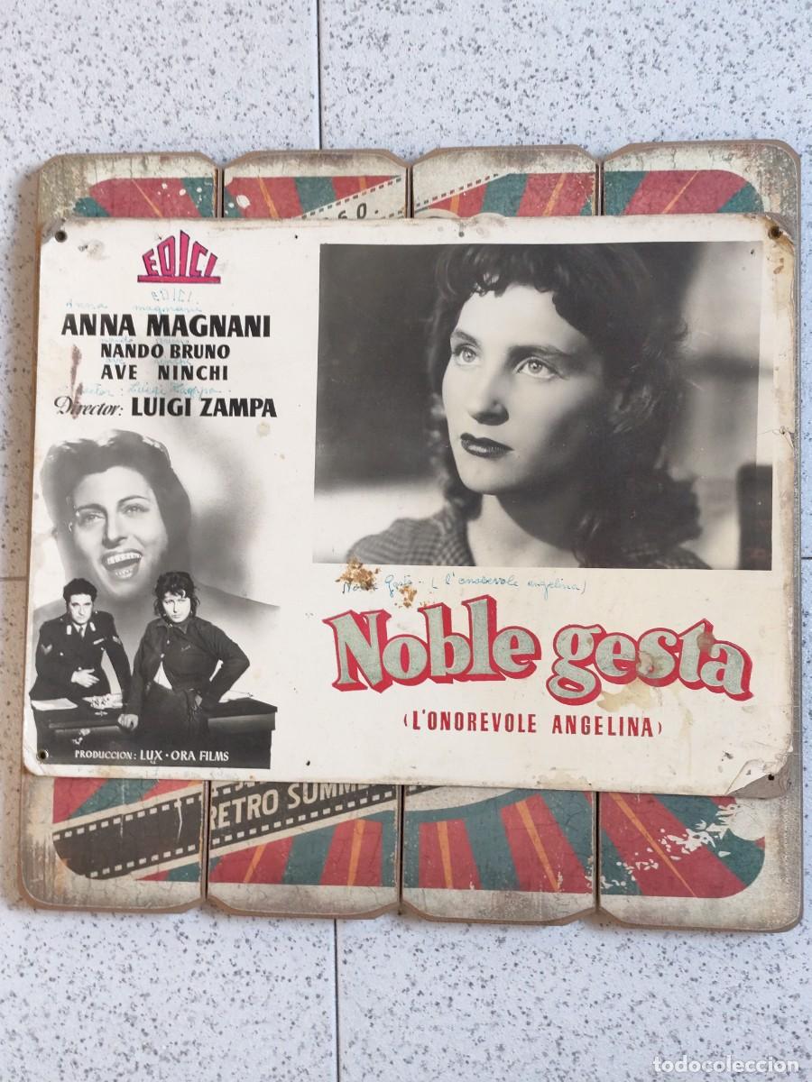 Cine: Fotocromo Cart&oacute;n Noble gesta