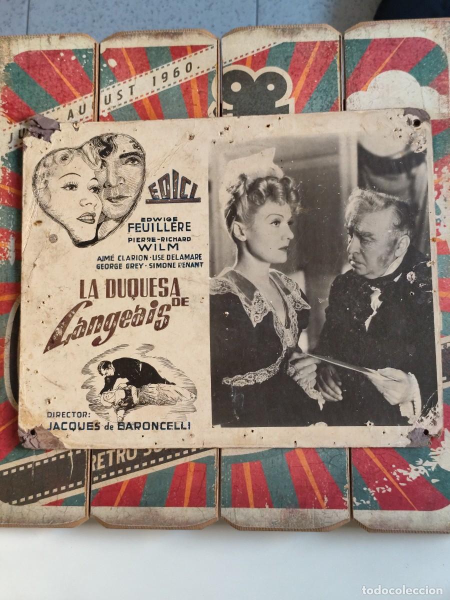 Cine: Fotocromo Cart&oacute;n La Duquesa de Langeais