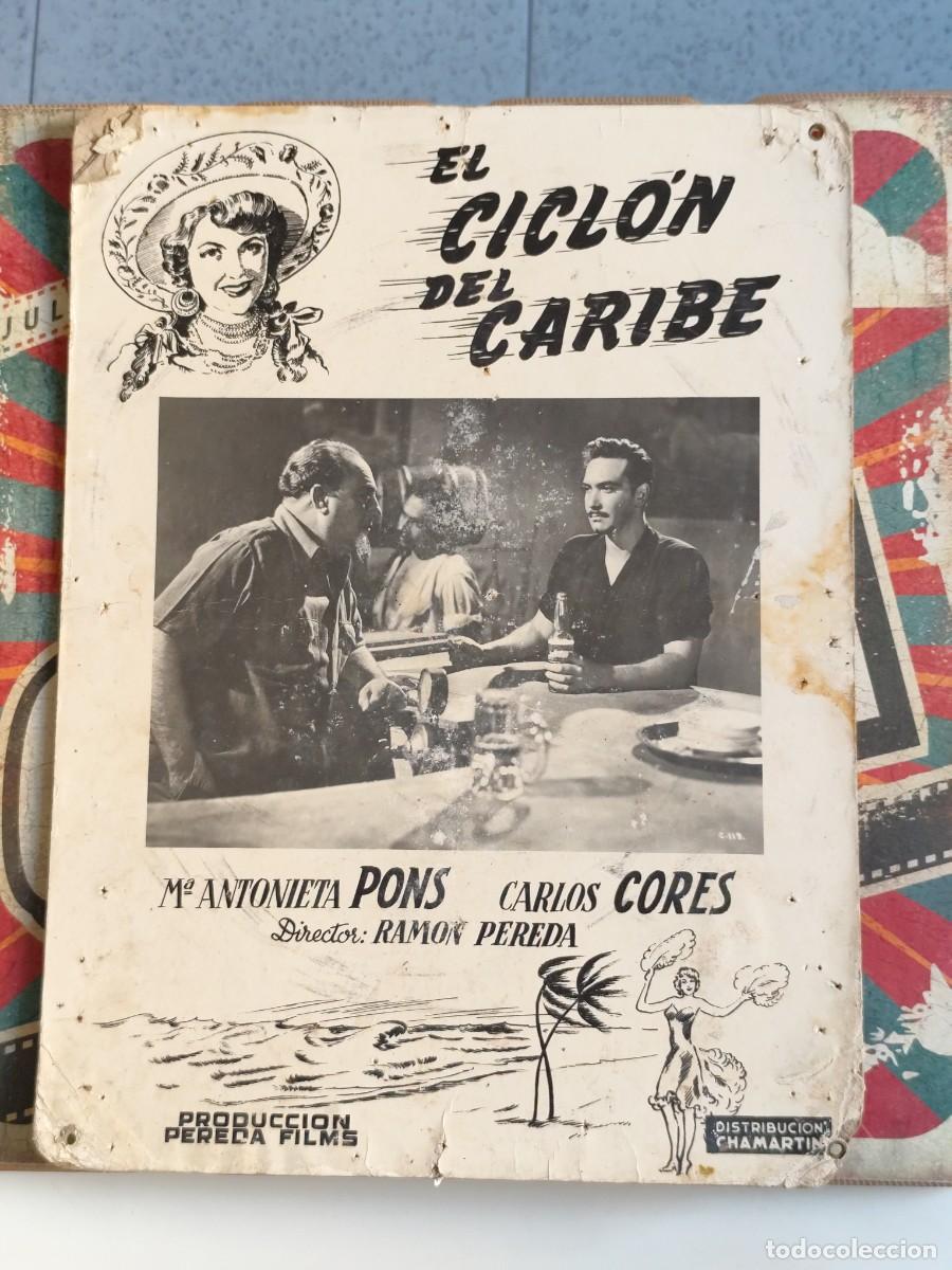 Cine: Fotocromo Cart&oacute;n El cicl&oacute;n del Caribe