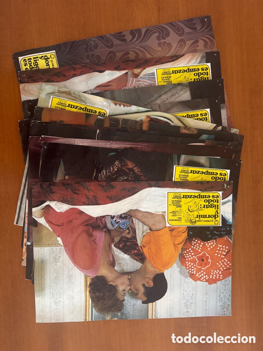 Cin&eacute;ma: Dormir y ligar: todo es empezar fotocromos originales