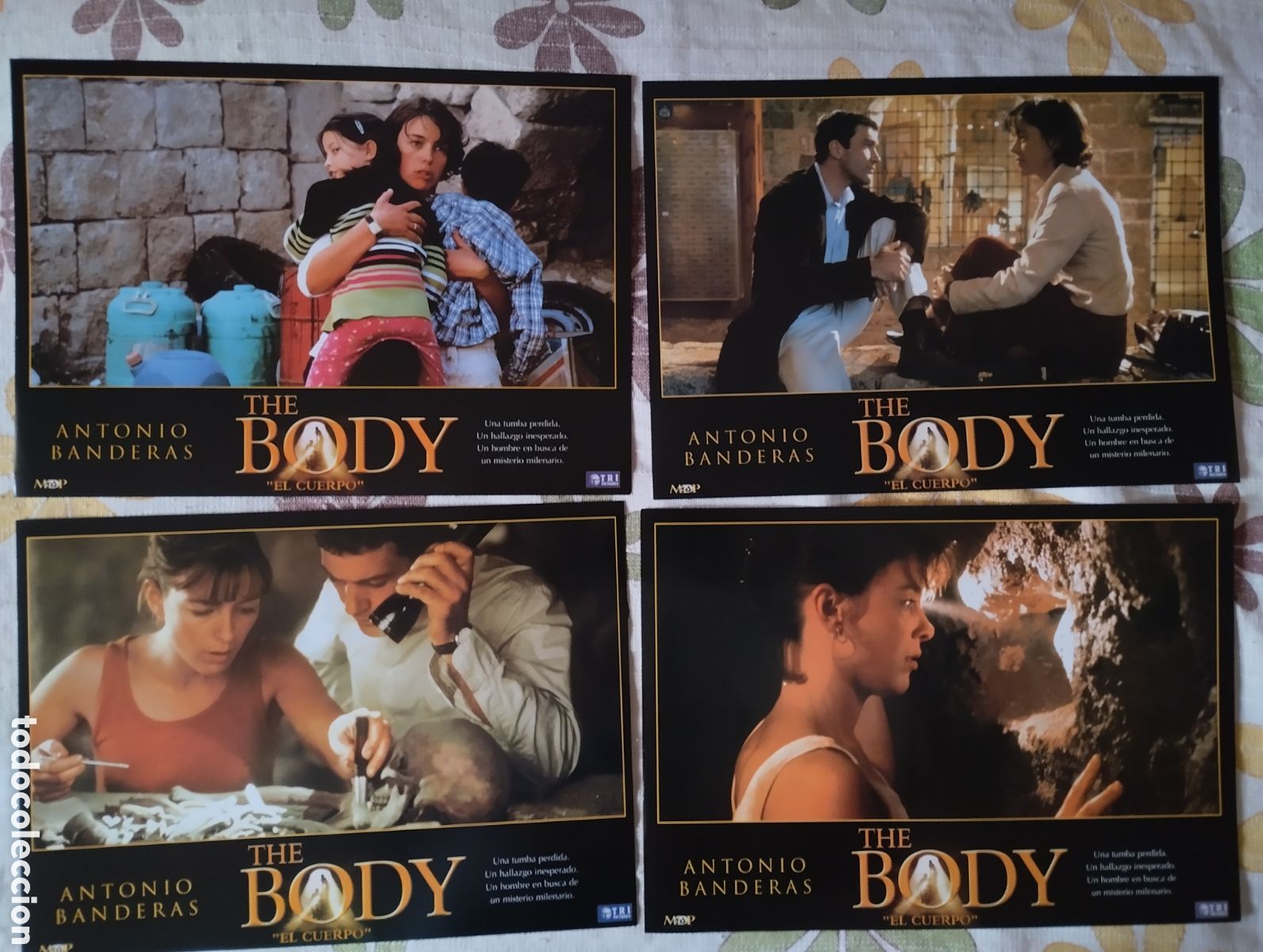 Cine: 12 FOTOCROMOS - THE BODY EL CUERPO - SET COMPLETO - ANTONIO BANDERAS