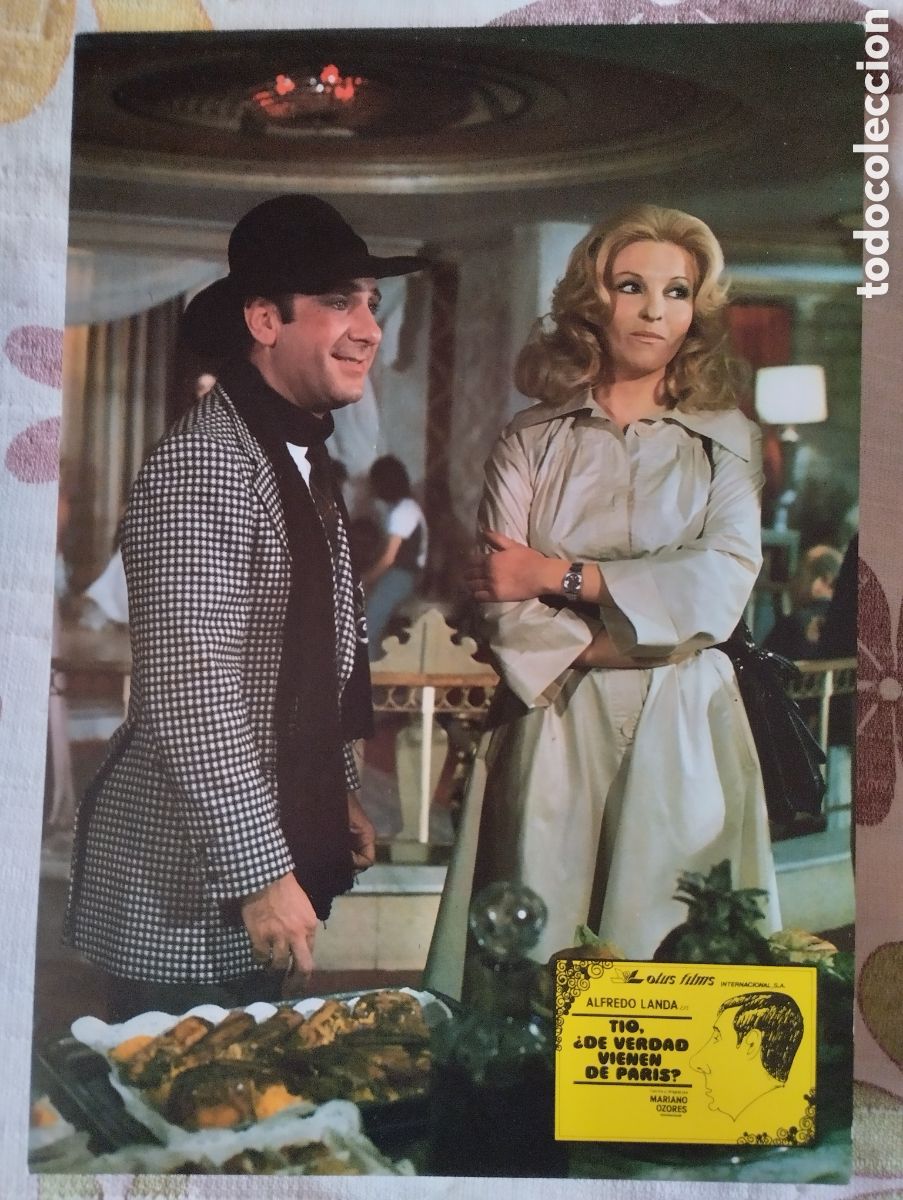Cine: 11 FOTOCROMOS - TIO DE VERDAD VIENEN DE PARIS? - ALFREDO LANDA