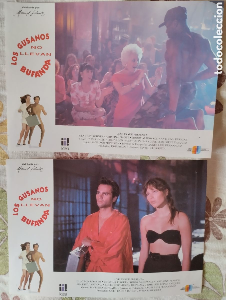Cine: 10 FOTOCROMOS - LOS GUSANOS NO LLEVAN BUFANDA