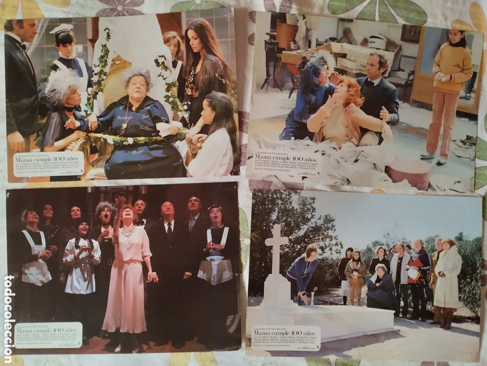 Cine: 12 FOTOCROMOS - MAMA CUMPLE 100 A&Ntilde;OS - SET COMPLETO - RAFAELA APARICIO