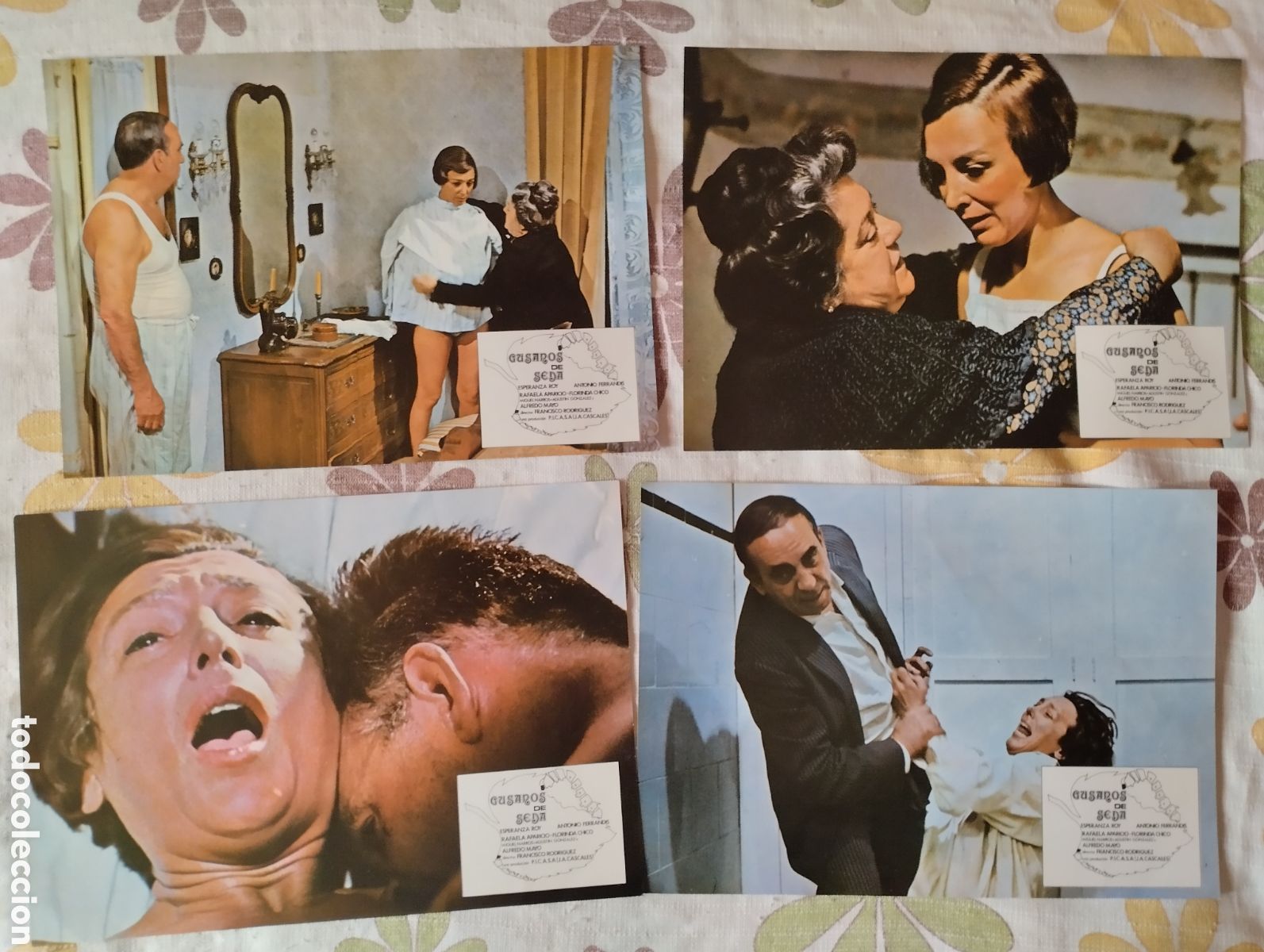 Cine: 12 FOTOCROMOS - GUSANOS DE SEDA - SET COMPLETO - ANTONIO FERRANDIS