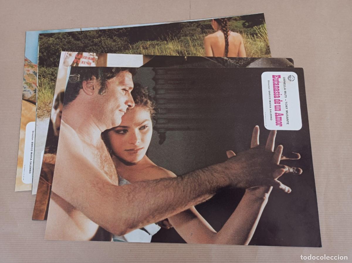 Cine: 12 FOTOCROMOS EUTANASIA DE UN AMORJUEGO COMPLETO LOTE 1