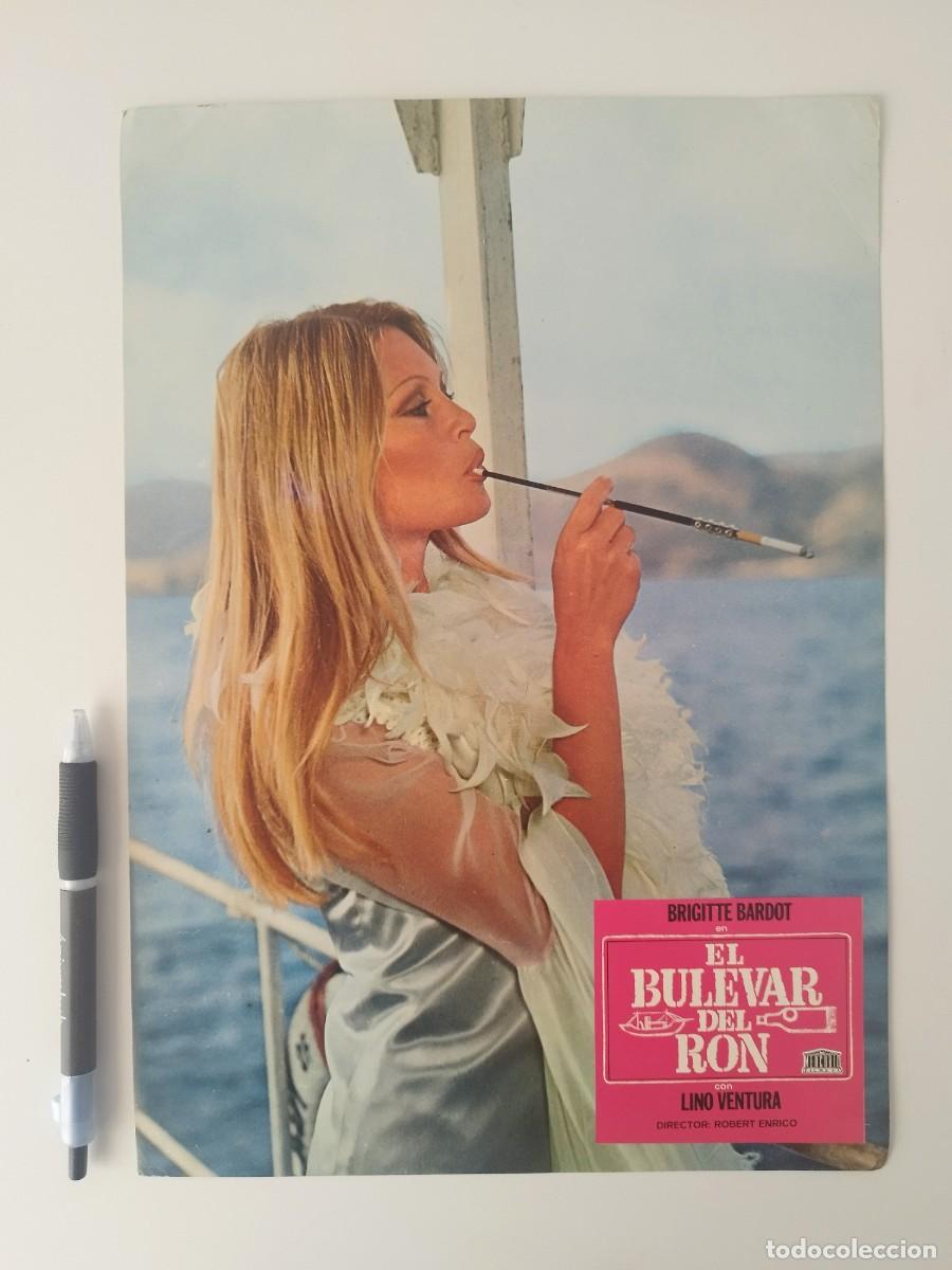 Cine: Brigitte Bardot - El bulevar del ron (Boulevard du Rhum, 1971) Foto / Fotocromo grande original
