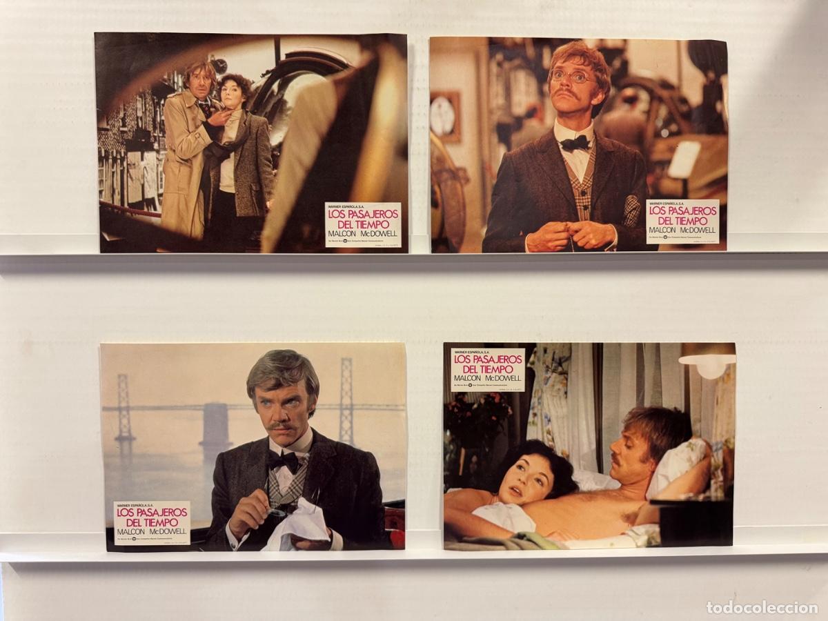 Cin&eacute;ma: Los pasajeros del tiempo, Malcon McDowell, 4 FOTOCROMOS