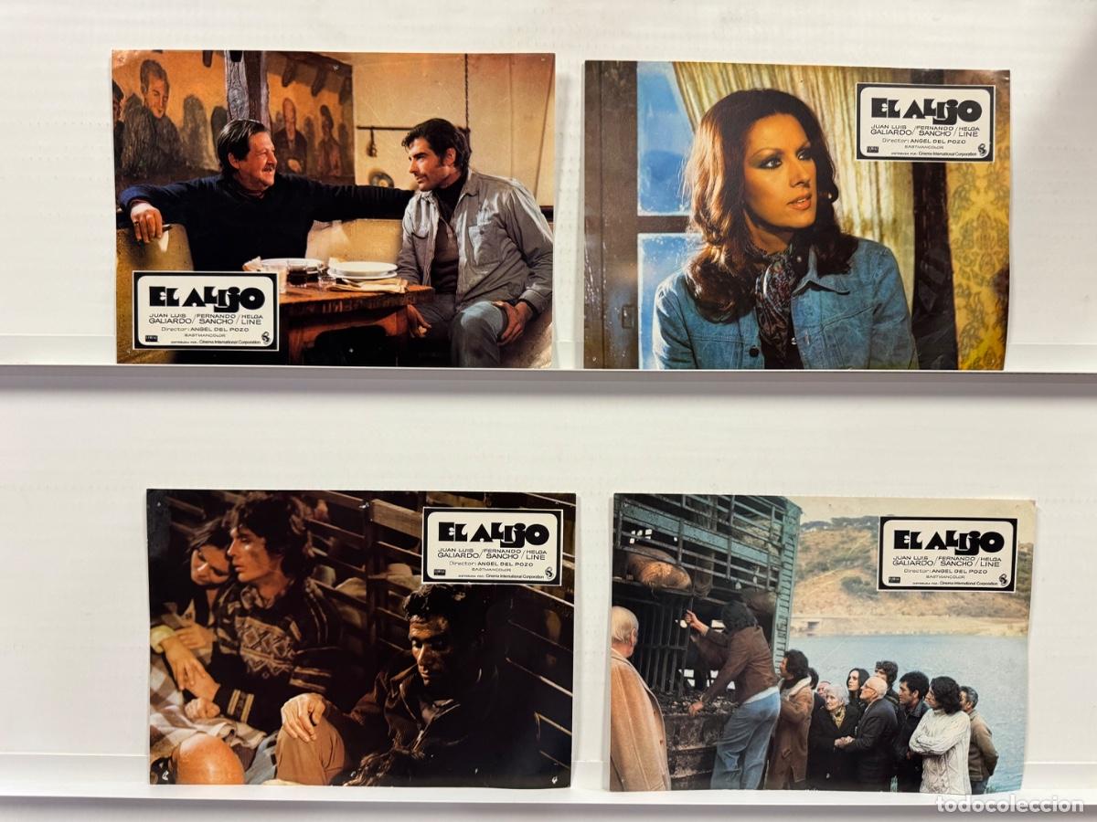 Cine: El Alijo, Fernando Sancho, Helga Line, 4 FOTOCROMOS