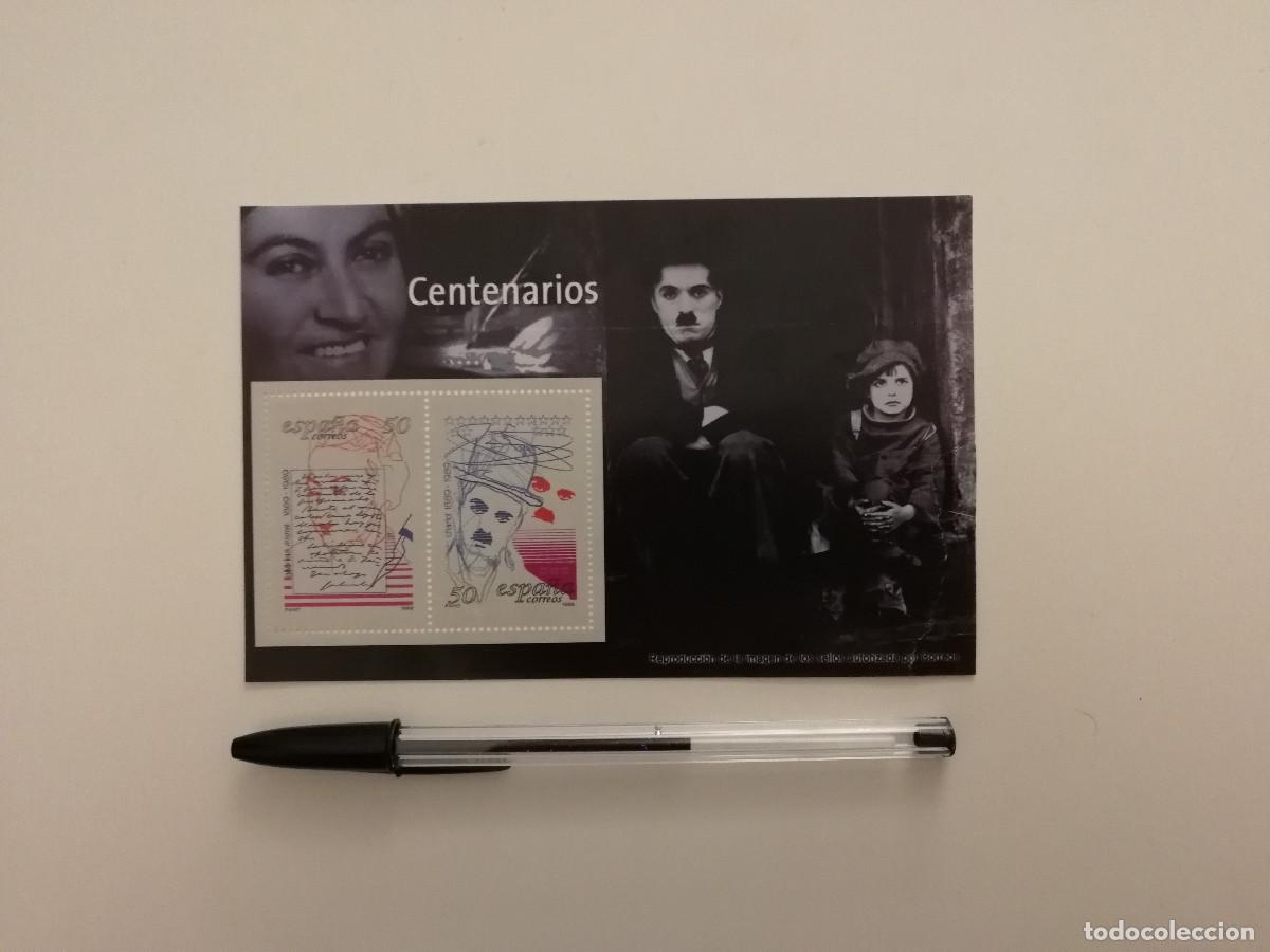 Cine: TARJETA PAPEL CON SELLOS -10*15- EL CHICO - CHARLES CHAPLIN