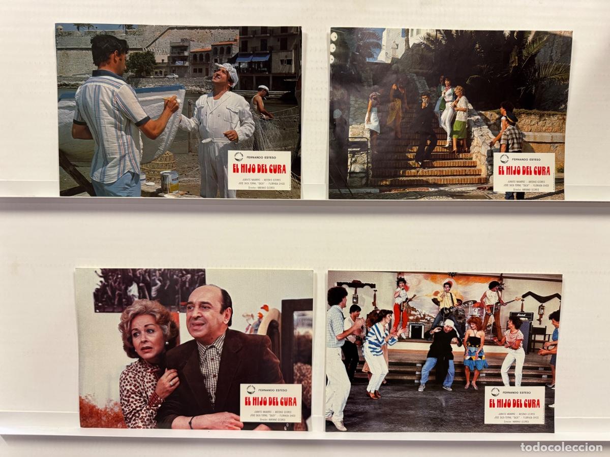 Cine: El hijo del cura, Fernando Esteso, Juanito Navarro, 4 FOTOCROMOS