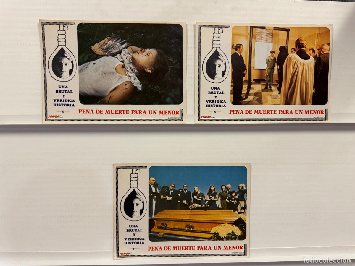 Cine: Pena de muerte para un menor, 3 FOTOCROMOS