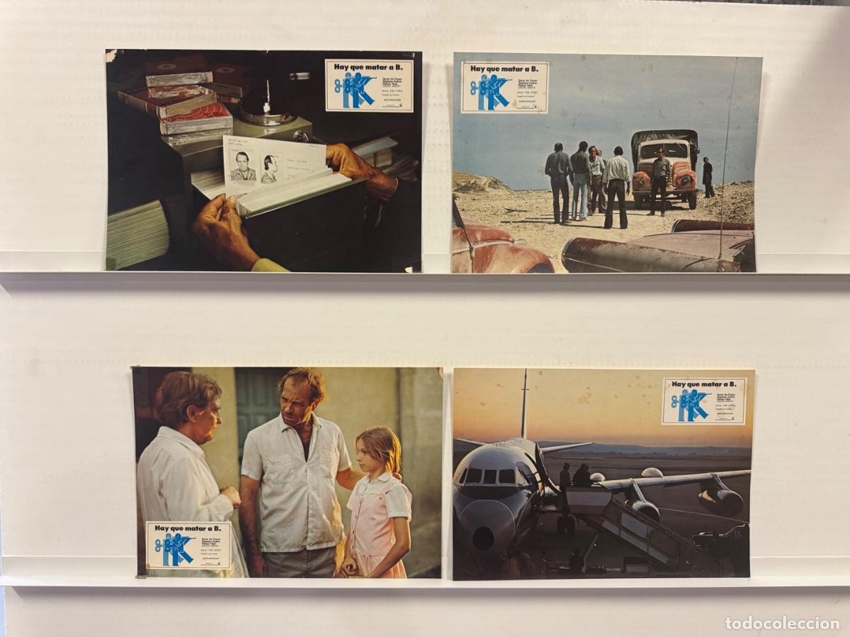 Cine: Hay que matar a B, Darrin Mc Gaven, Stephane Audran, 4 FOTOCROMOS