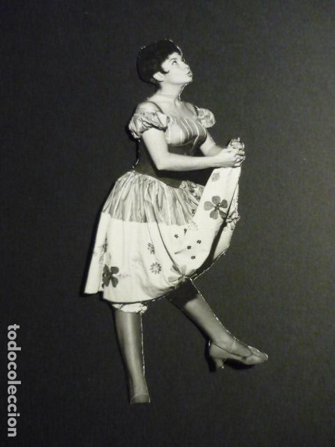 Cine: LINA MORGAN ACTRIZ ANTIGUA FOTOGRAFIA J. FERCO FOTOGRAFO 14 X 5 CM