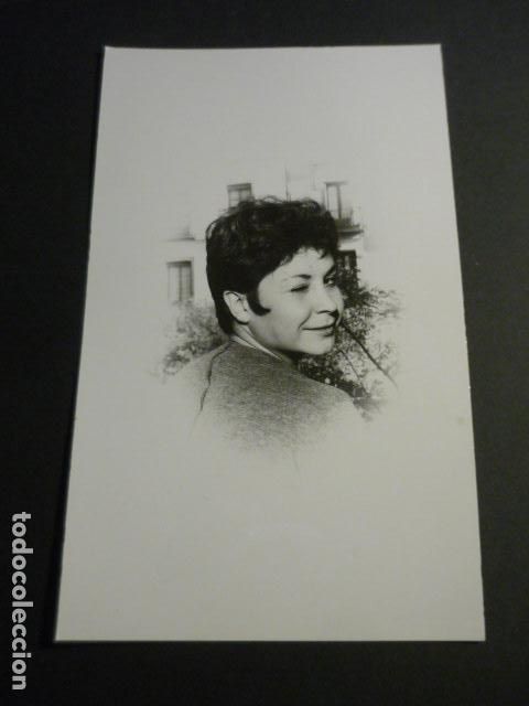 Cine: LINA MORGAN ACTRIZ ANTIGUA FOTOGRAFIA J. FERCO FOTOGRAFO 17,5 X 10,5 CM