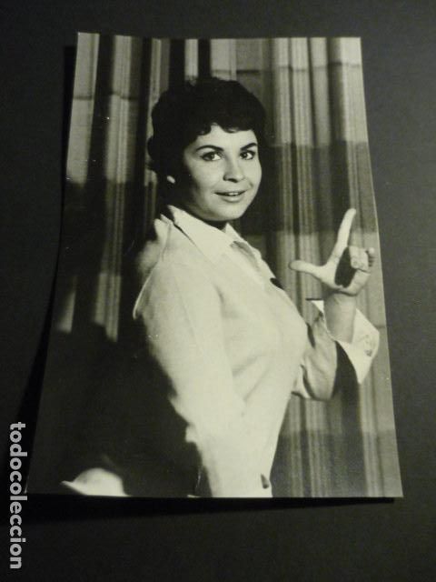 Cine: LINA MORGAN ACTRIZ ANTIGUA FOTOGRAFIA J. FERCO FOTOGRAFO 11,5 X 17 CM