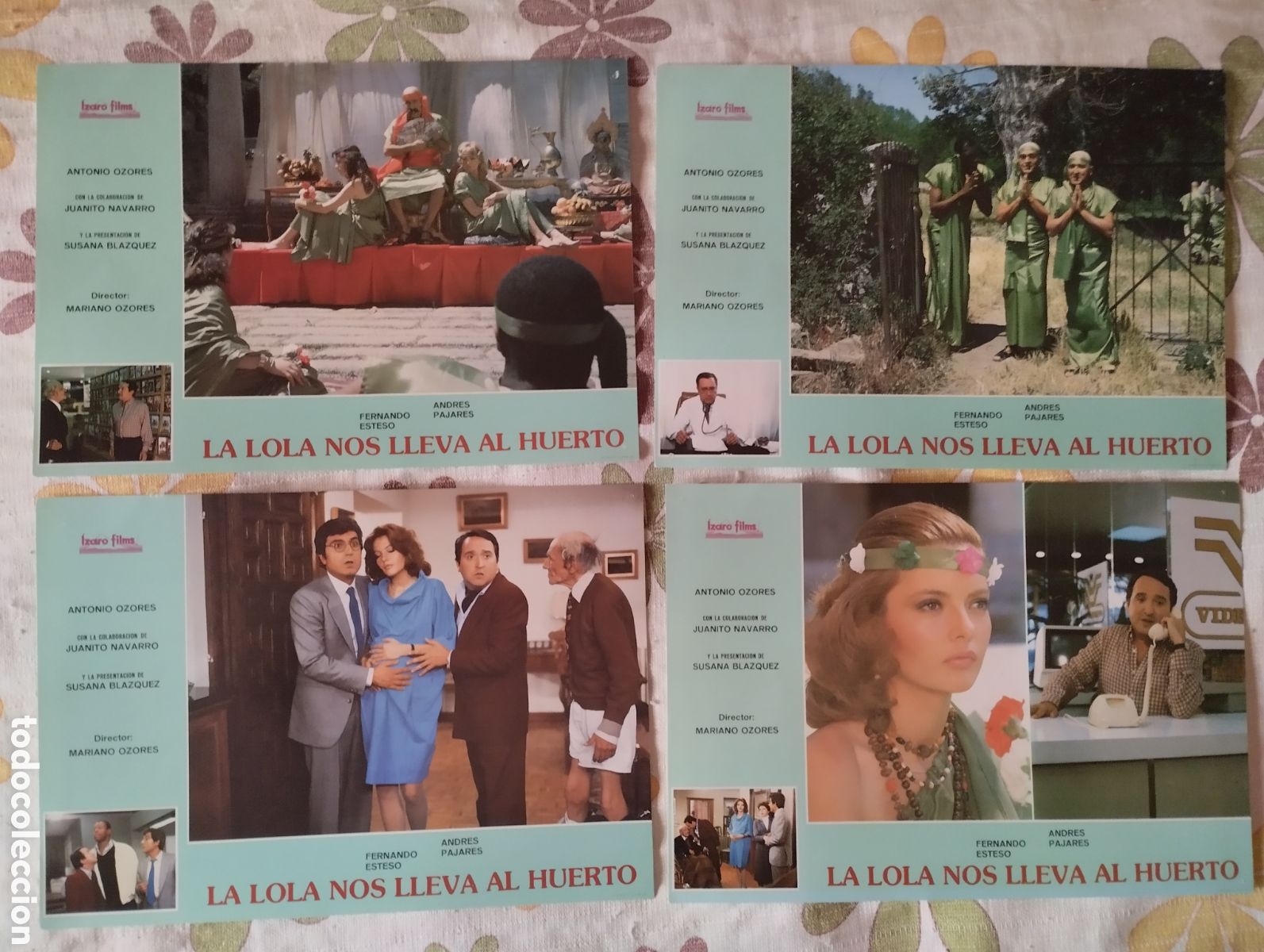 Cine: 12 FOTOCROMOS - LA LOLA NOS LLEVA AL HUERTO - FERNANDO ESTESO ANDRES PAJARES