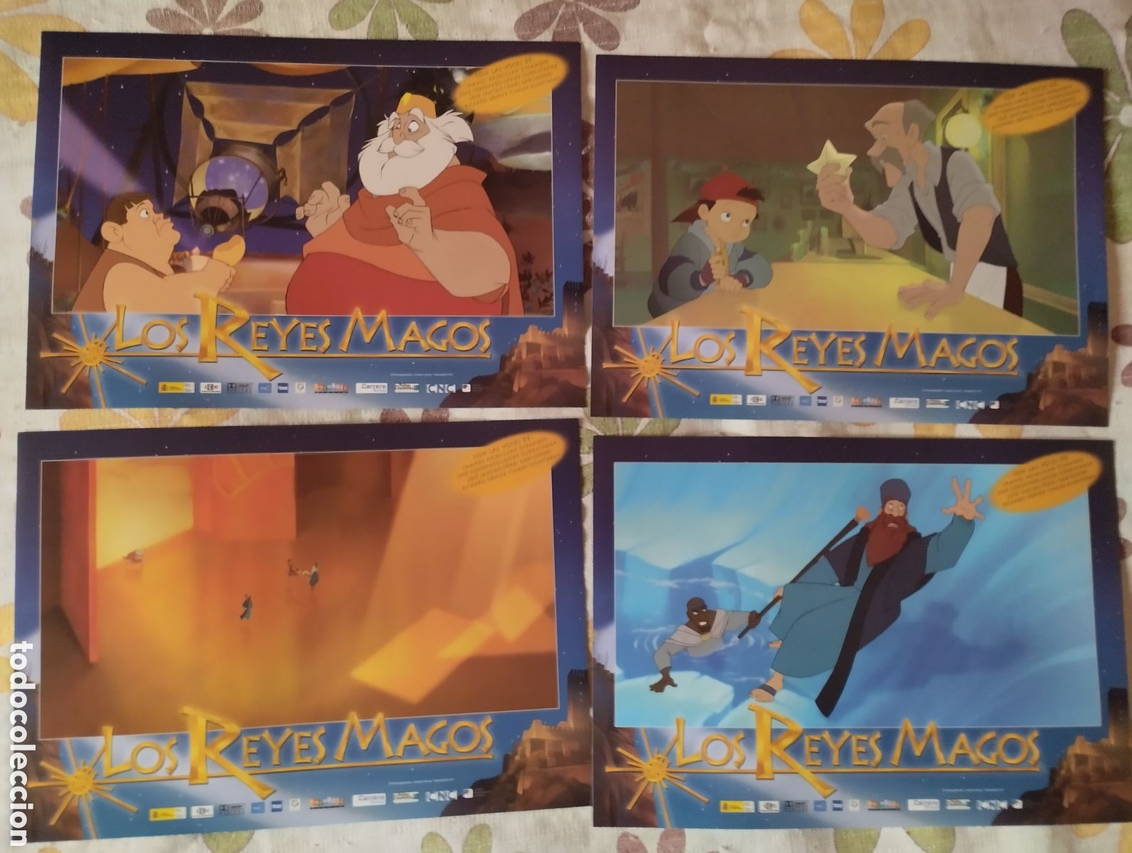 Cine: 12 FOTOCROMOS - LOS TRES REYES MAGOS - SET COMPLETO