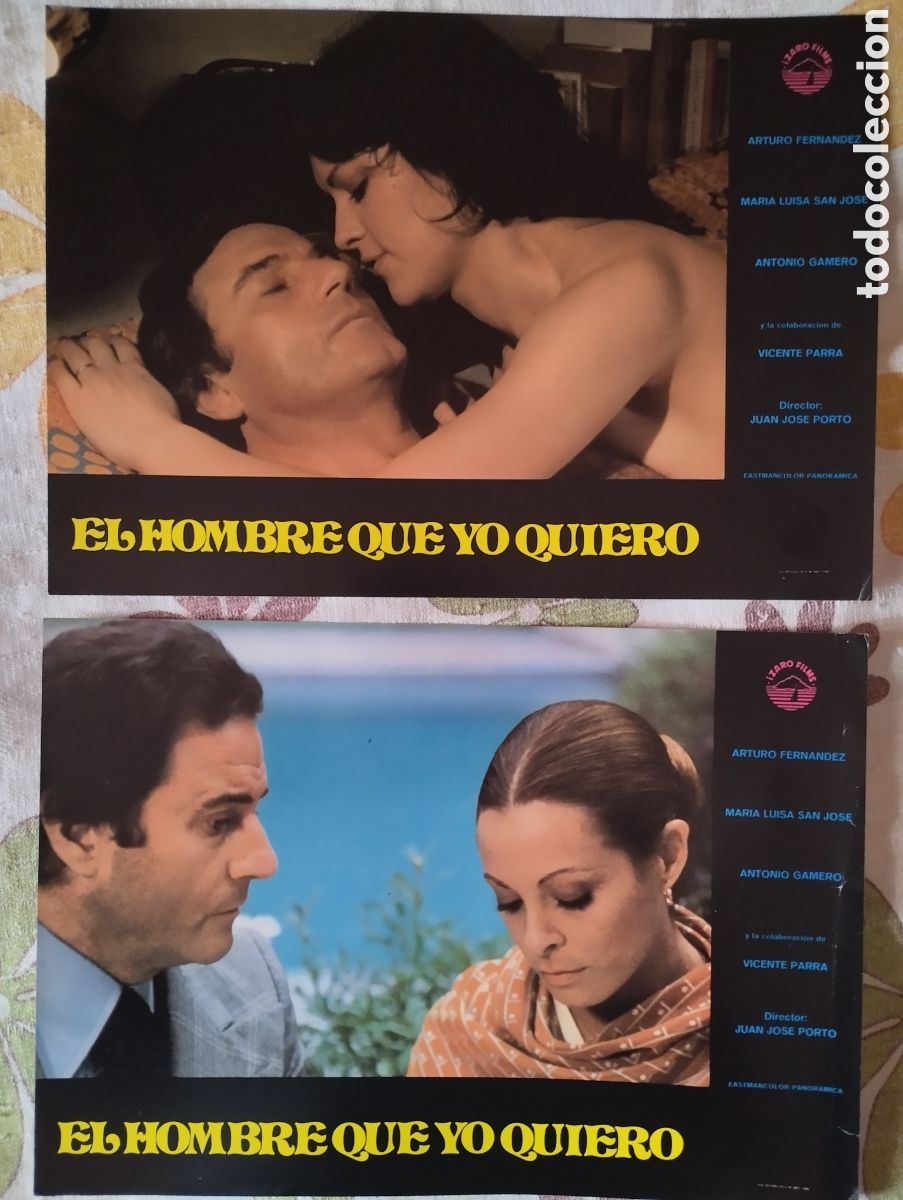 Cine: 10 FOTOCROMOS - EL HOMBRE WUE YO QUIERO - ARTURO FERNANDEZ MARIA LUIS SAN JOSE