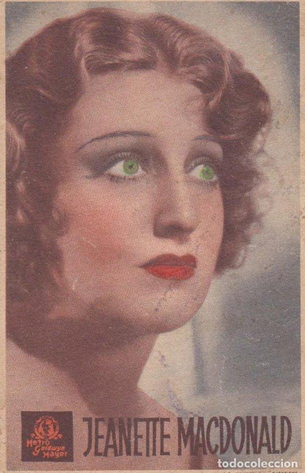 Cine: JEANETTE MACDONALD. METRO GOLDWYN MAYER