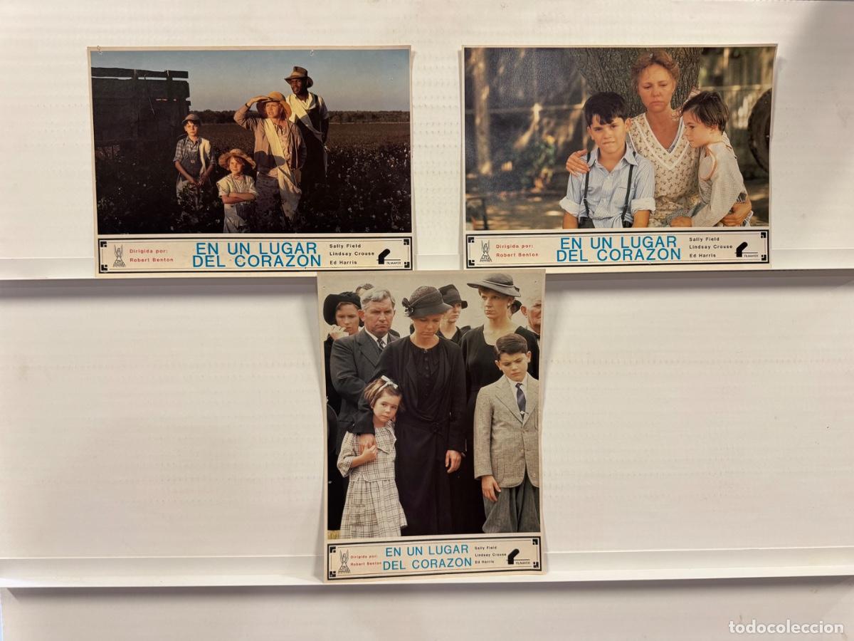 Cine: En un lugar del coraz&oacute;n, Sally Field, Ed Harris, 3 FOTOCROMOS