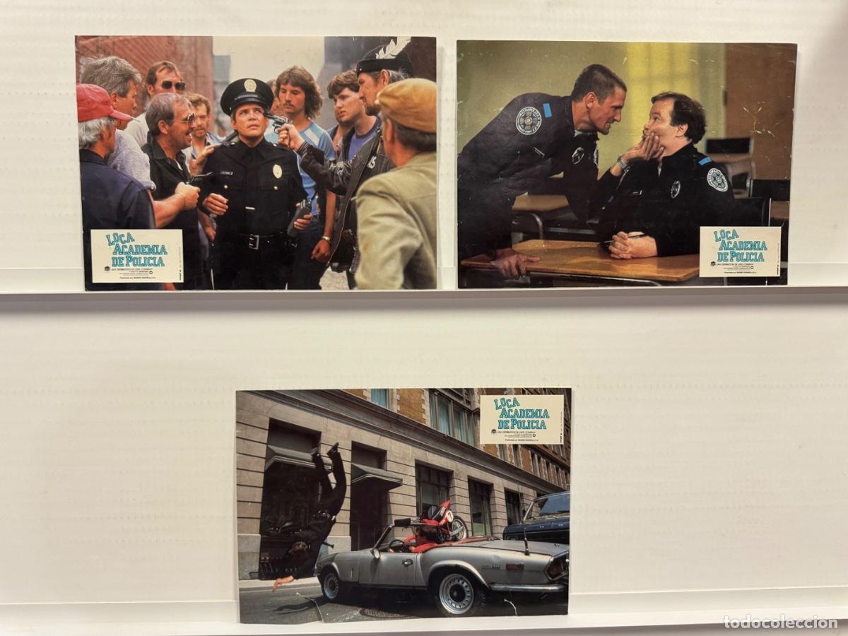 Cine: Loca academia de policia, Steve Guttenberg, Buba Smith, 3 FOTOCROMOS