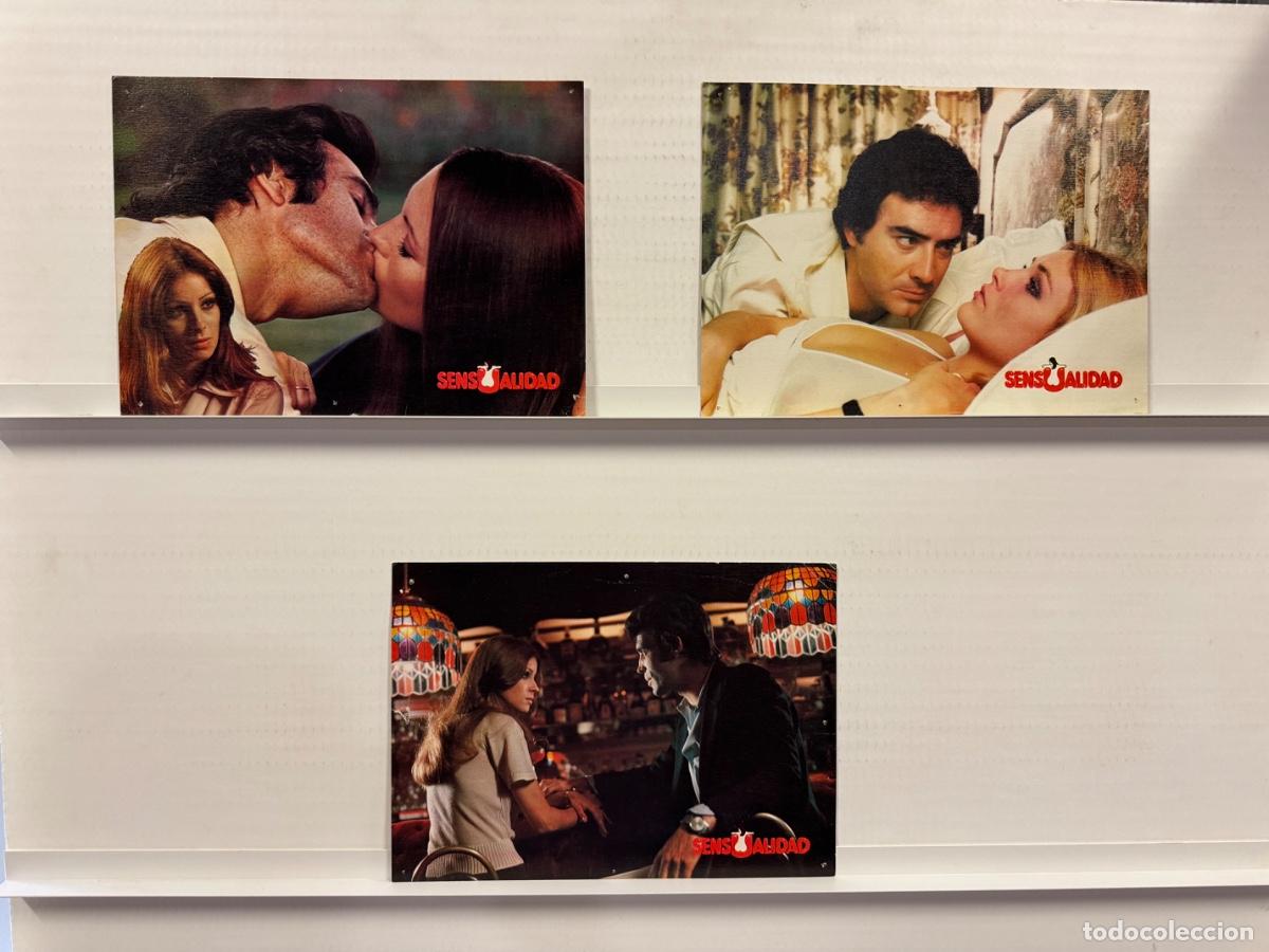 Cine: Sensualidad, Amparo Mu&ntilde;oz, Fernan Gomez, 3 FOTOCROMOS