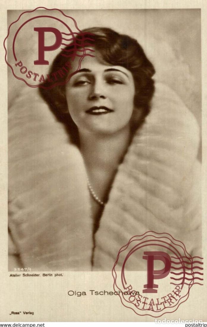 Cine: OLGA TSCHCECHOWA Atelier Schneider Berlin Phot STARS ACTORS ACTRESSES ACTEURS ACTRICES