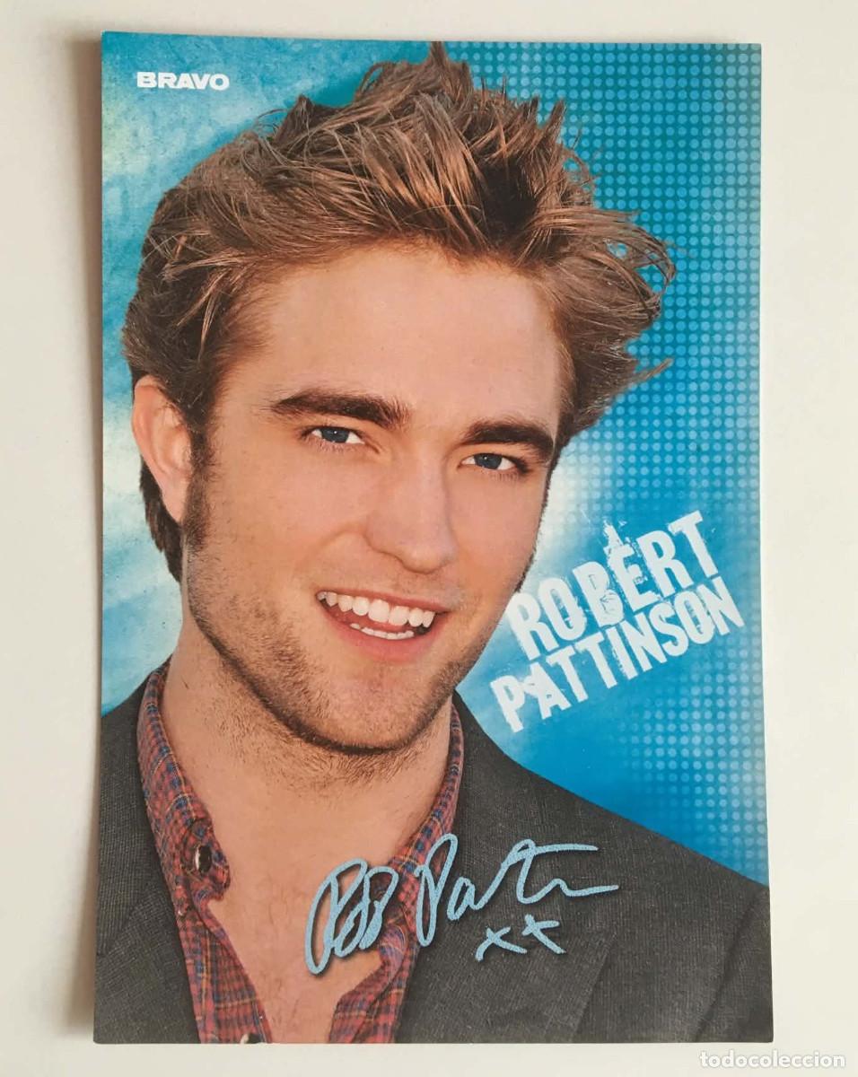 Cine: Robert Pattinson Edward Cullen Twilight New Moon Autograph Card Bravo Germany 2010 Cinema Movie