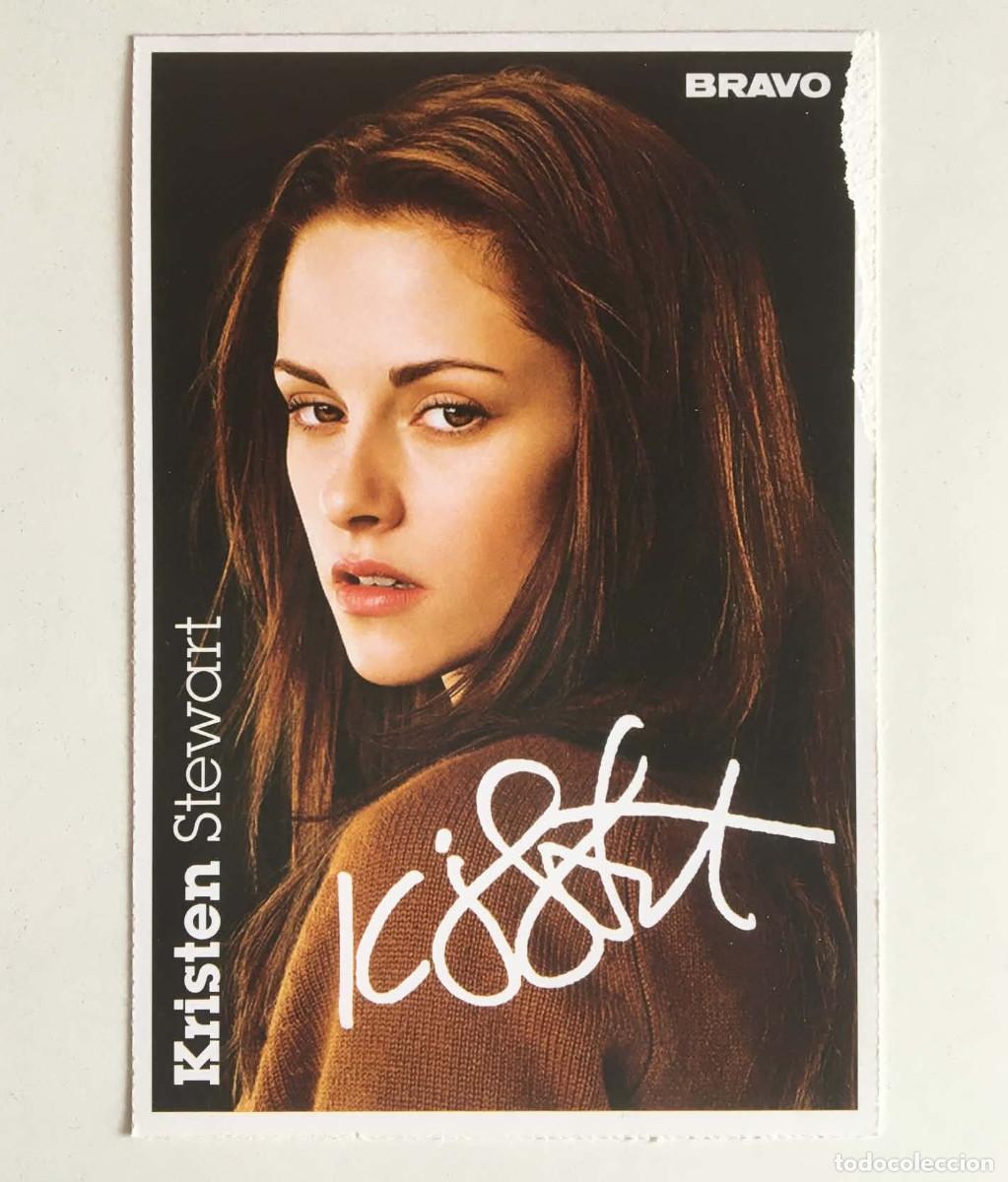 Cine: Kristen Stewart Bella Twilight / Chace Crawford Gossip Girl Autograph Card Bravo Germany 2009 Movie